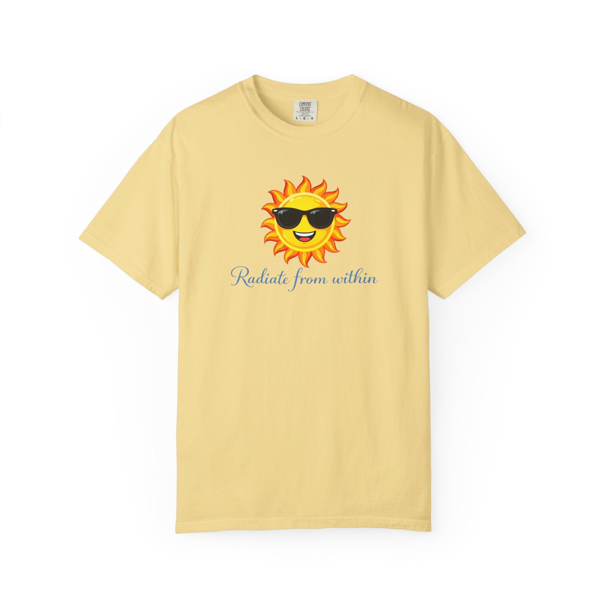 Radiate From Within T-Shirt — Smiling Sun Graphic Tee – The C Edit