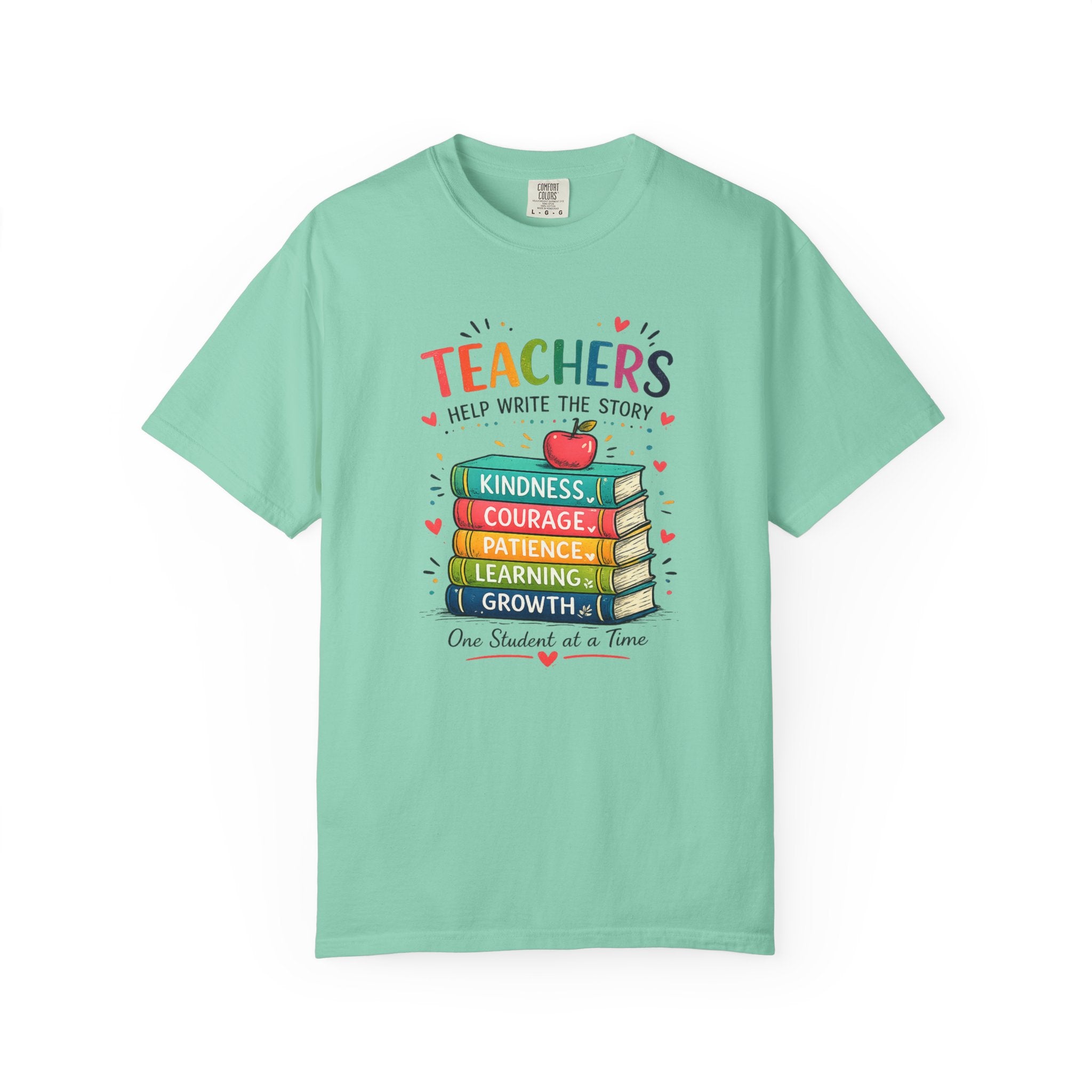 Teachers Help Write the Story Personalized Teacher T-Shirt™ | Custom Name Back | Premium Teacher Gift