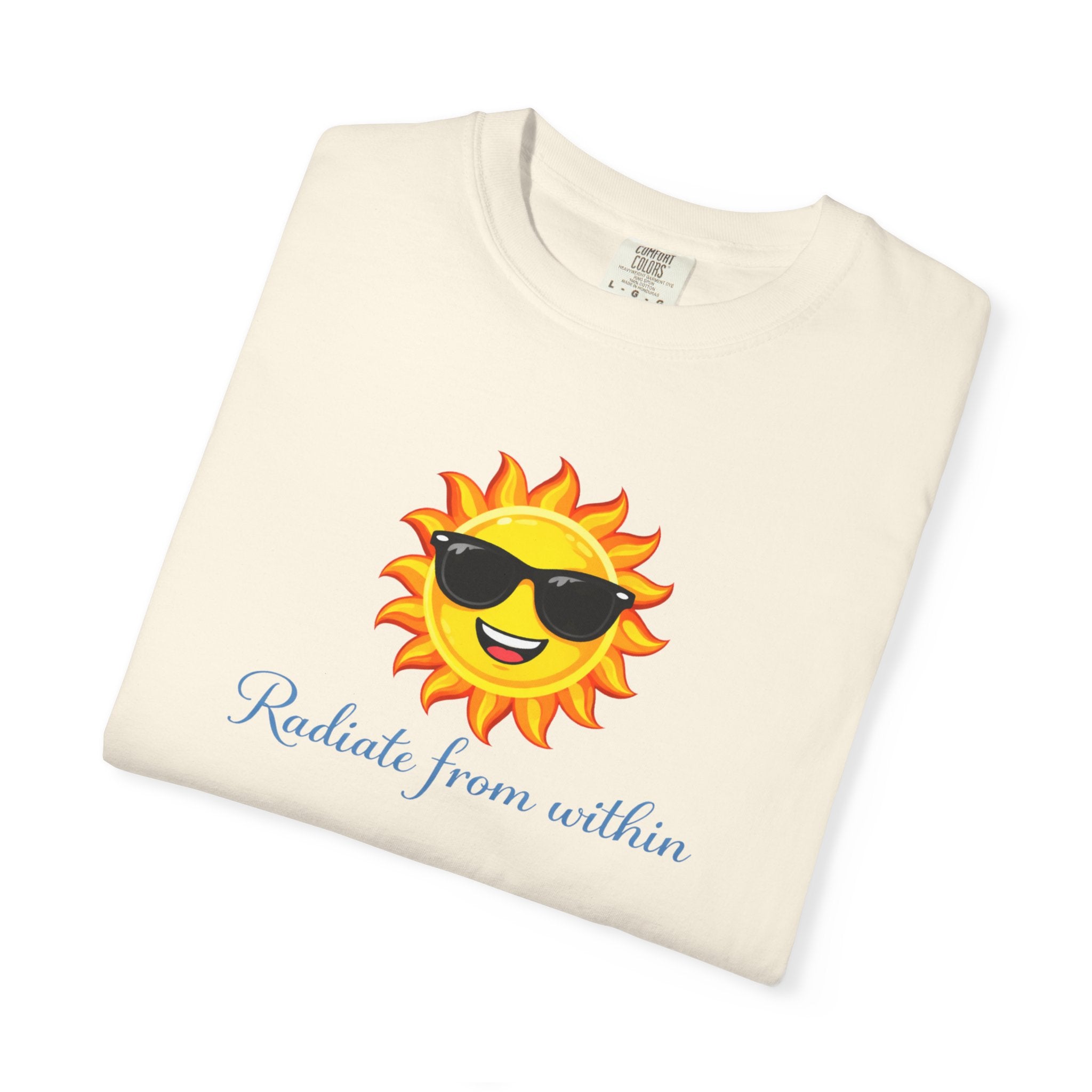 Radiate From Within T-Shirt — Smiling Sun Graphic Tee – The C Edit