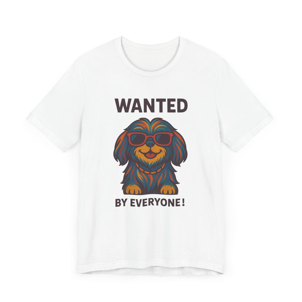 Shitzu with Multicolored Fur and Sunglasses Tee
