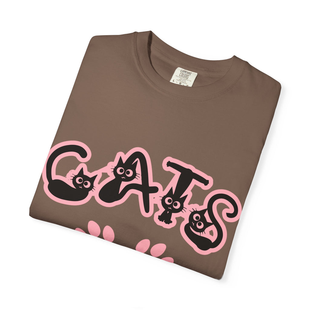 CATS Font Design Tee
