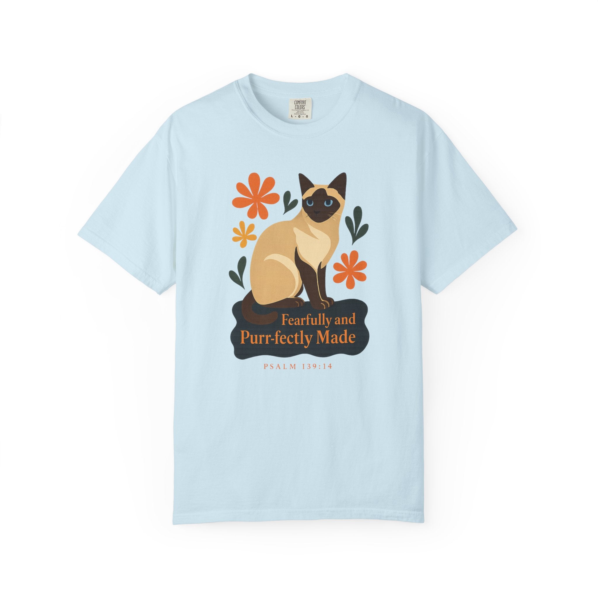 Fearfully and Purr-fectly Made™ Siamese Cat Tee