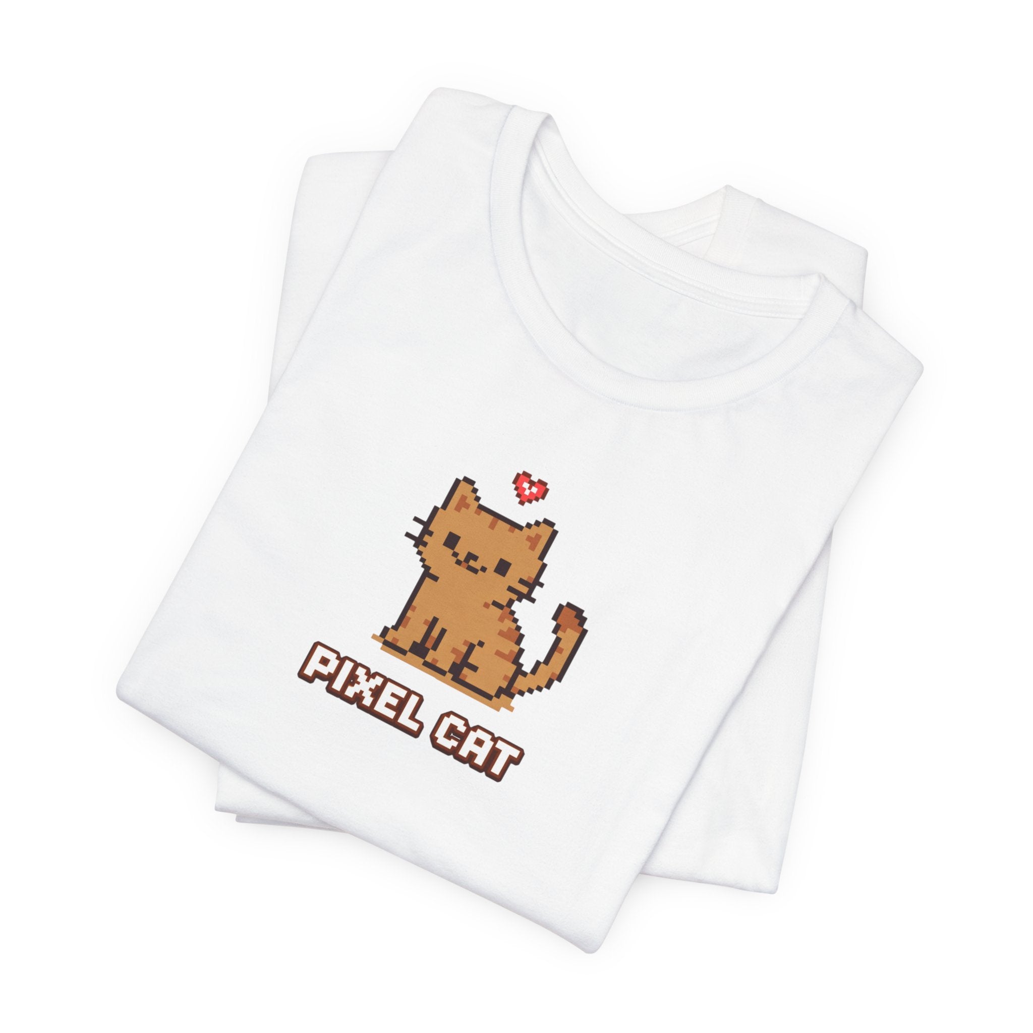 Pixel Cat T‑Shirt — Retro 8‑Bit Kitty Graphic Tee