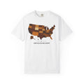 United in Melanin T-Shirt — Brown Shades USA Map Pride Tee