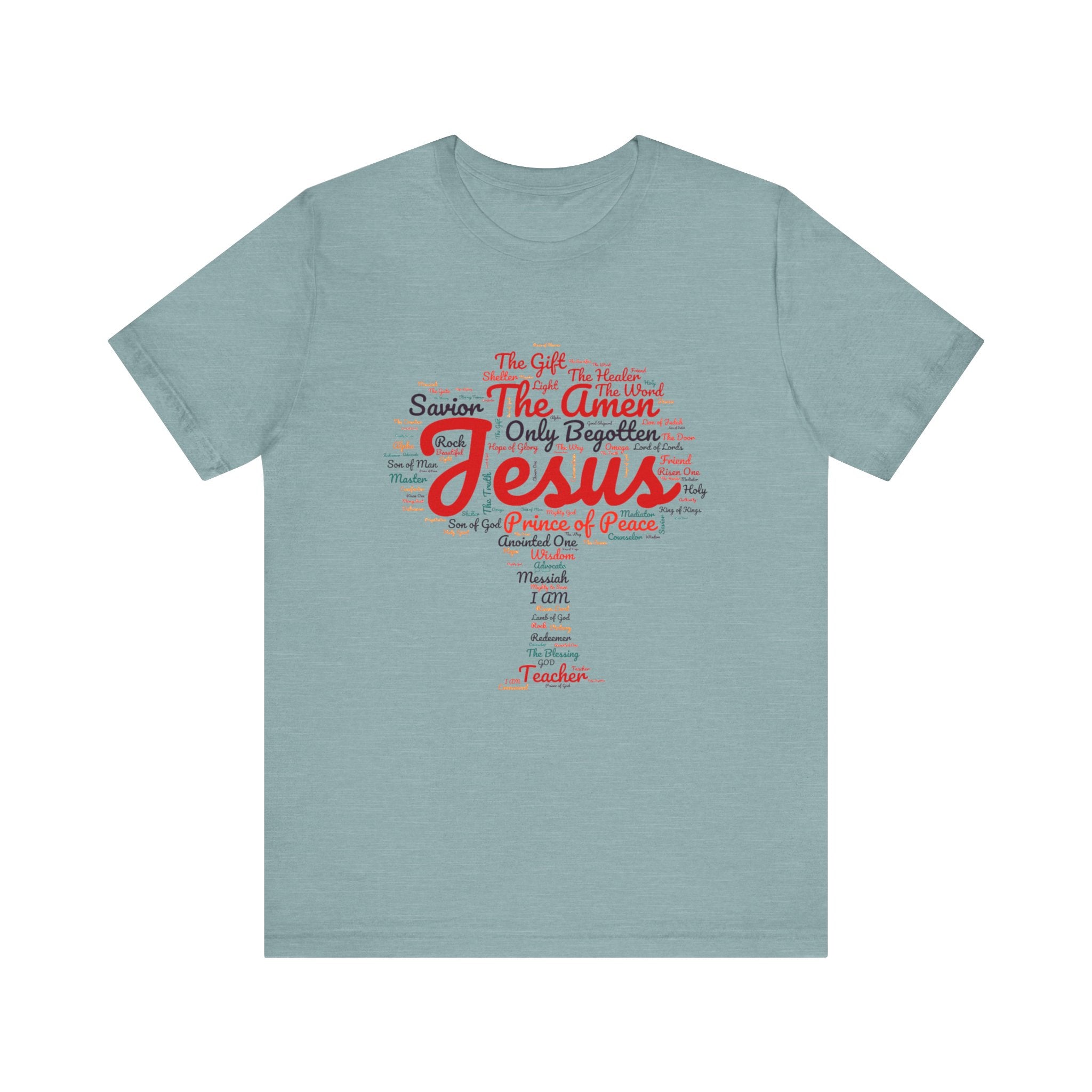 Religious Tee - Names of JESUS Tree Design