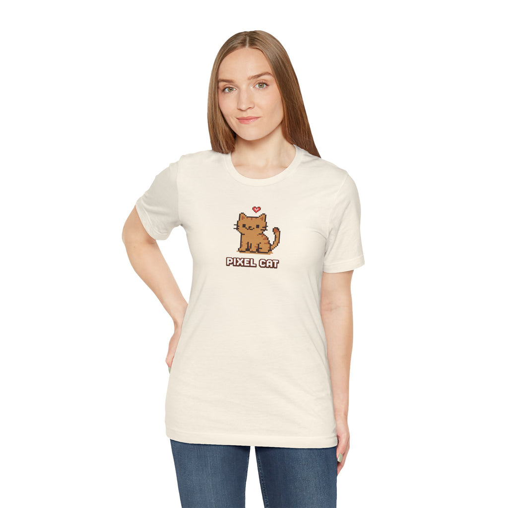 Pixel Cat T‑Shirt — Retro 8‑Bit Kitty Graphic Tee