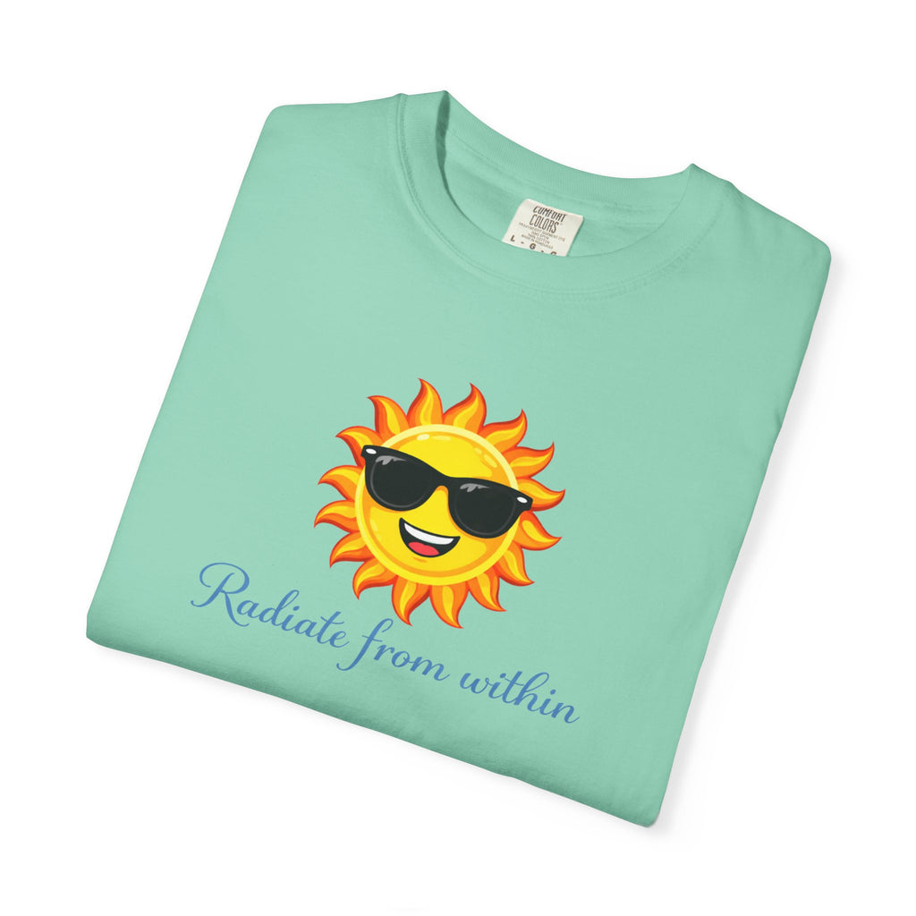 Radiate From Within T-Shirt — Smiling Sun Graphic Tee