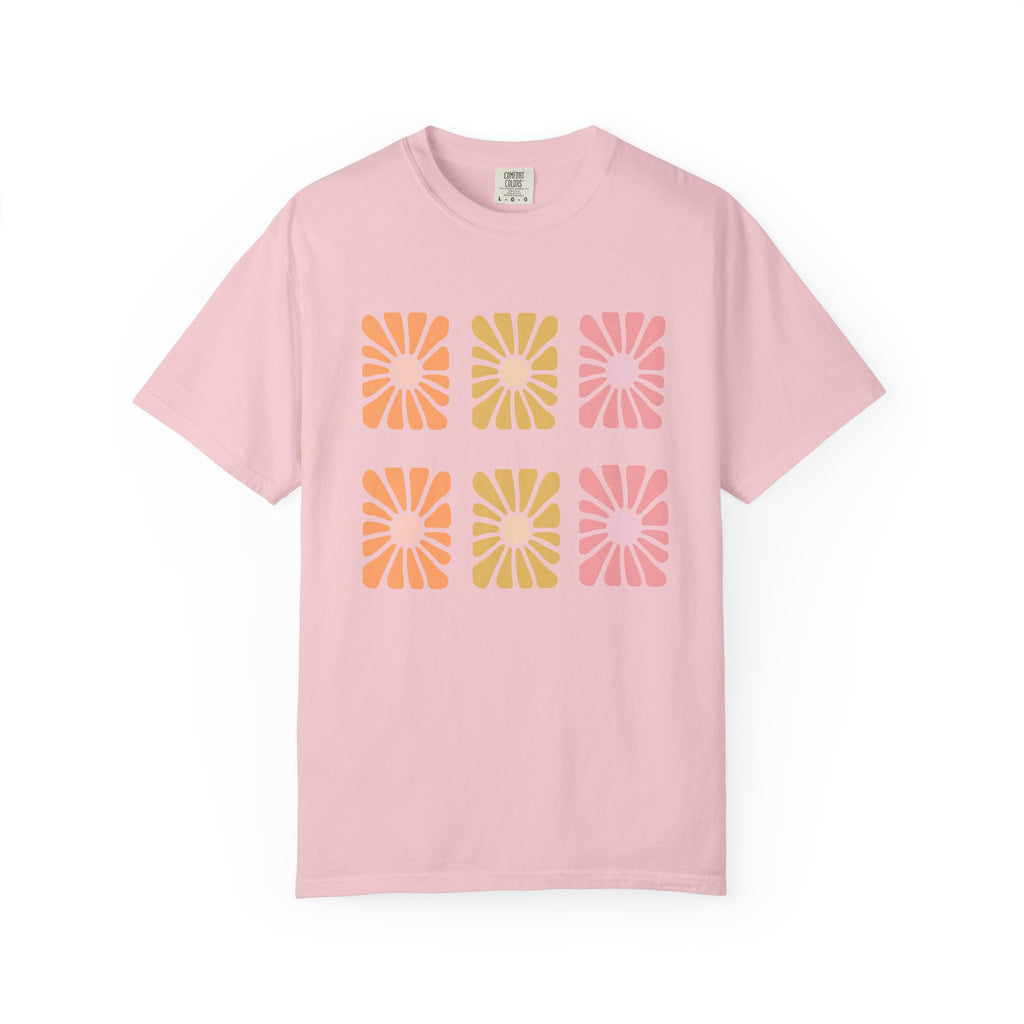 Retro Bloom Grid Tee