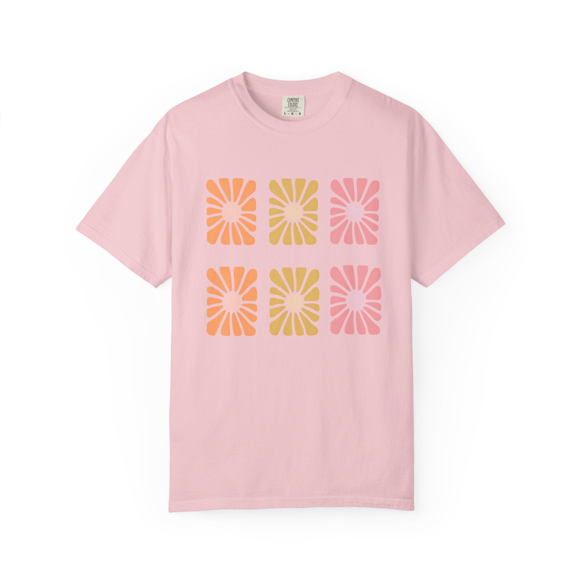 Retro Bloom Grid Tee