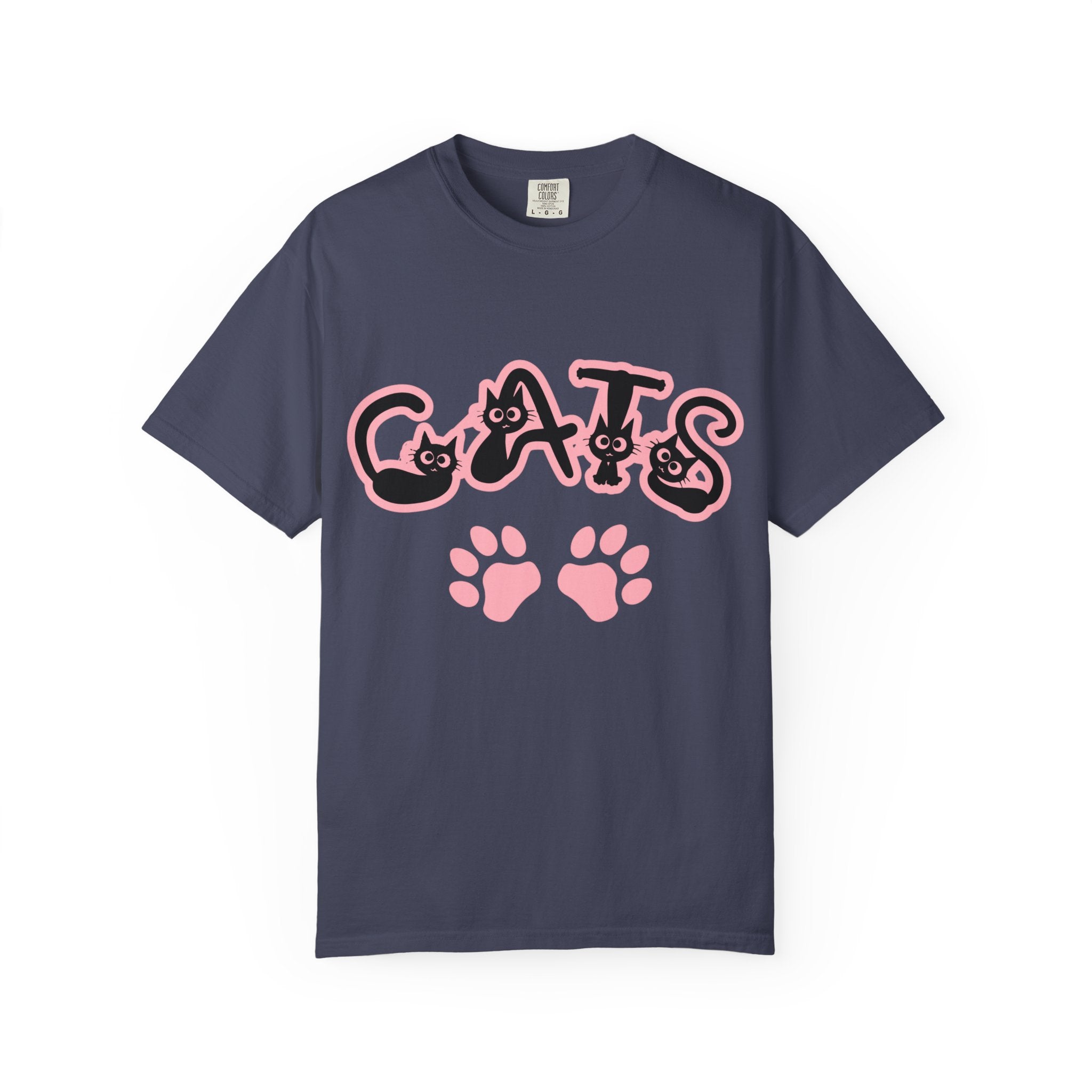CATS Font Design Tee