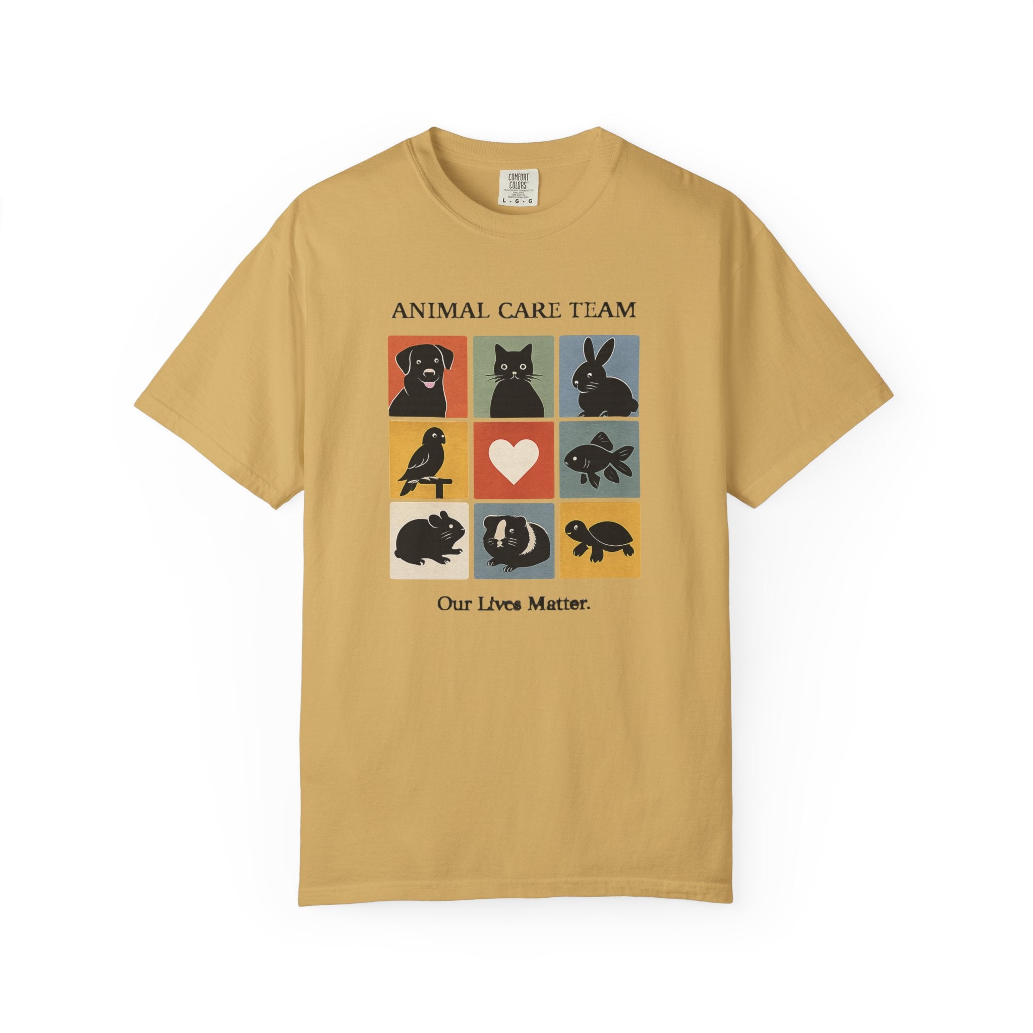 Animal Care Team T-Shirt — 'Our Lives Matter' Pet Rescue Tee