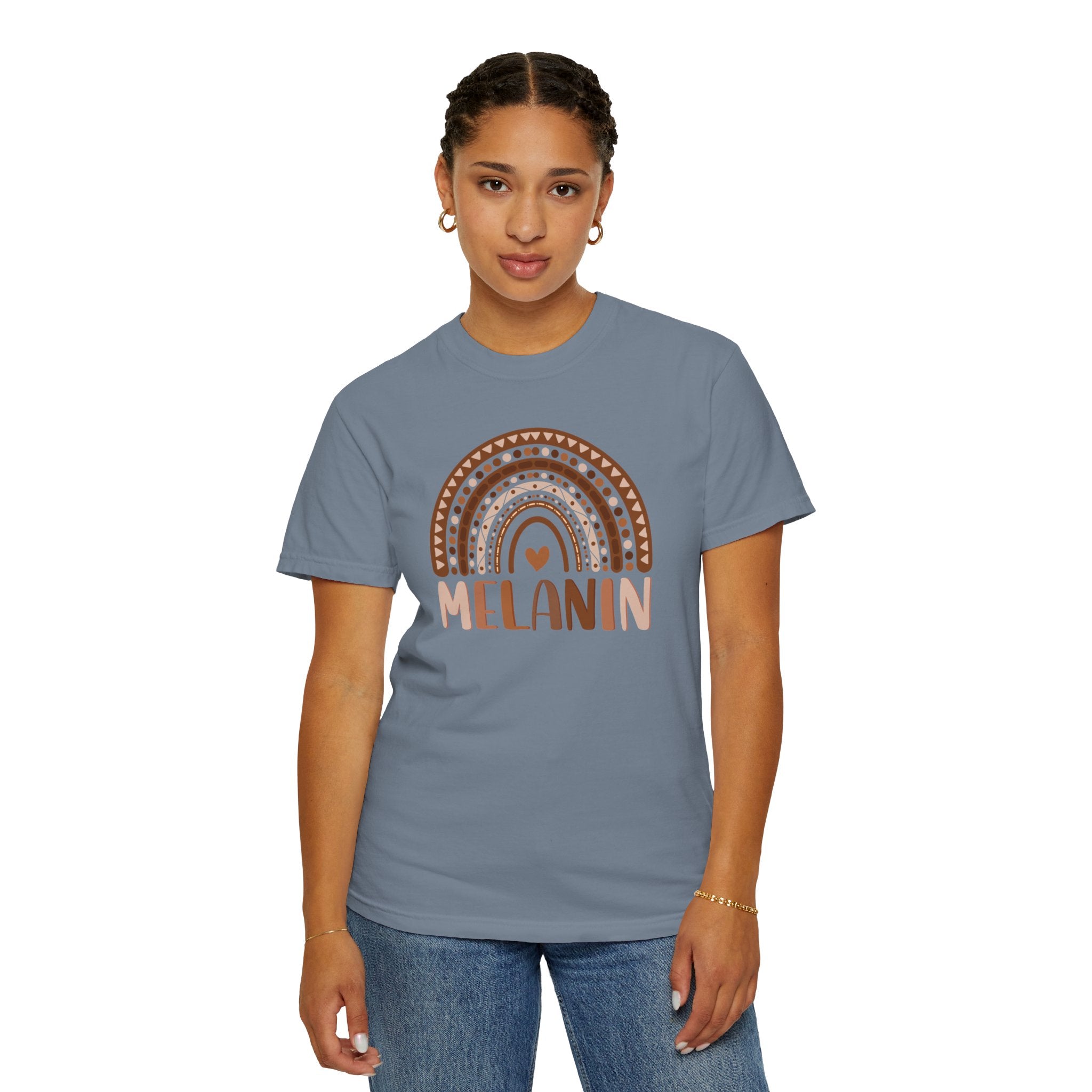 Melanin Glow Rainbow Tee