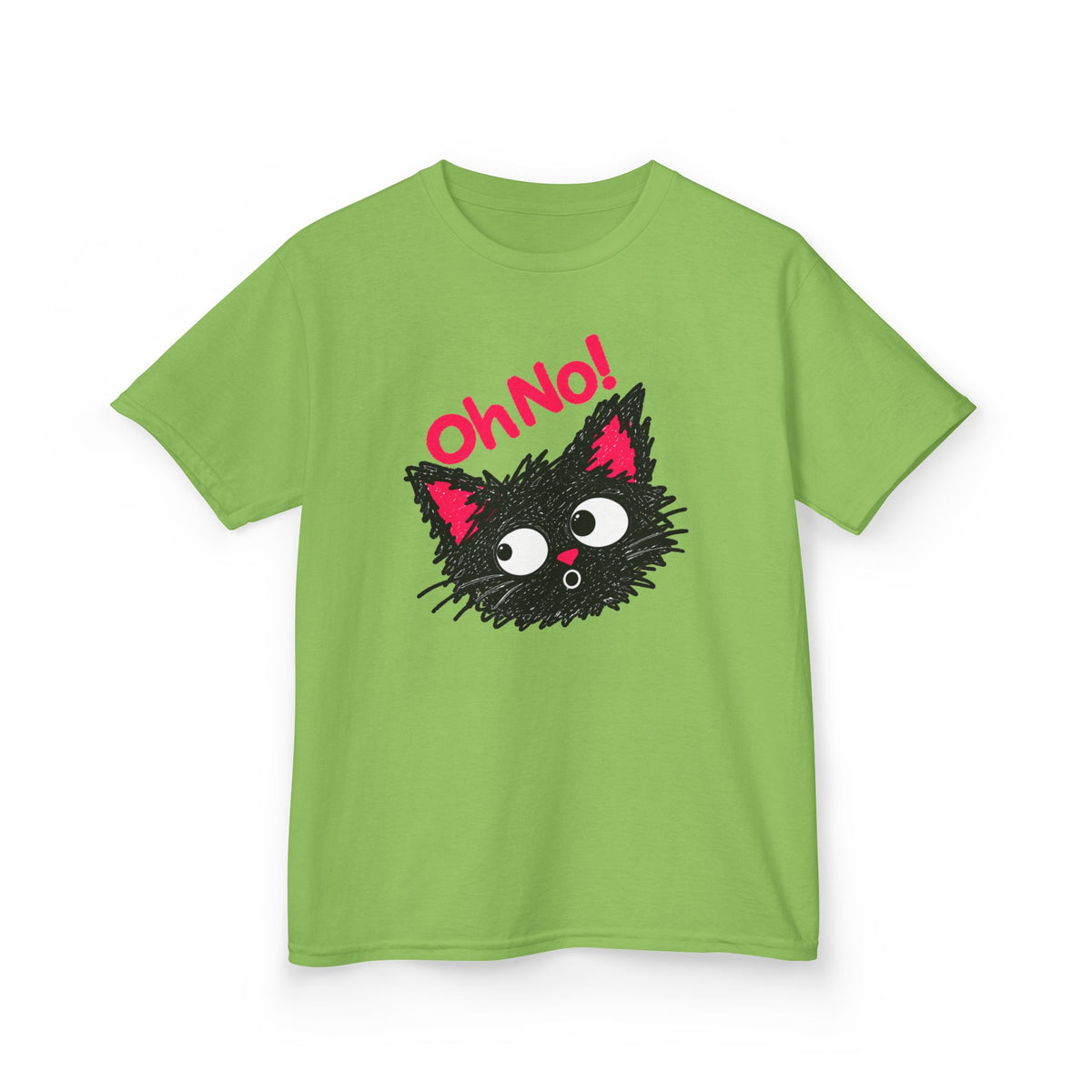 Oh No Cat™ Chauncey Graphic T-Shirt – Funny Black Cat Unisex Tee