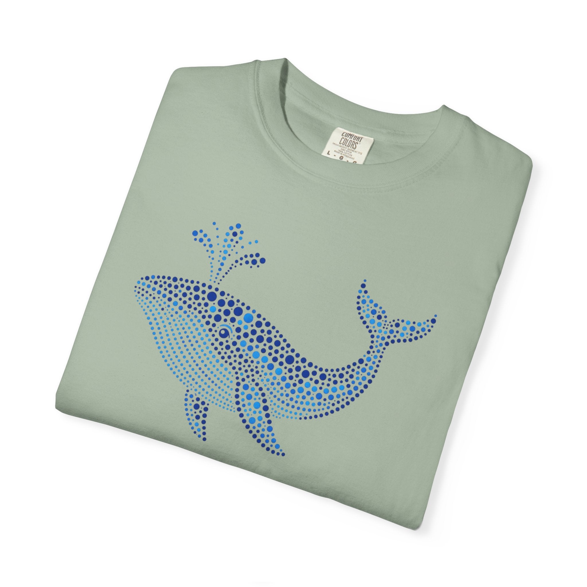 Blue Horizon Whale™ | Coastal Summer Graphic Tee