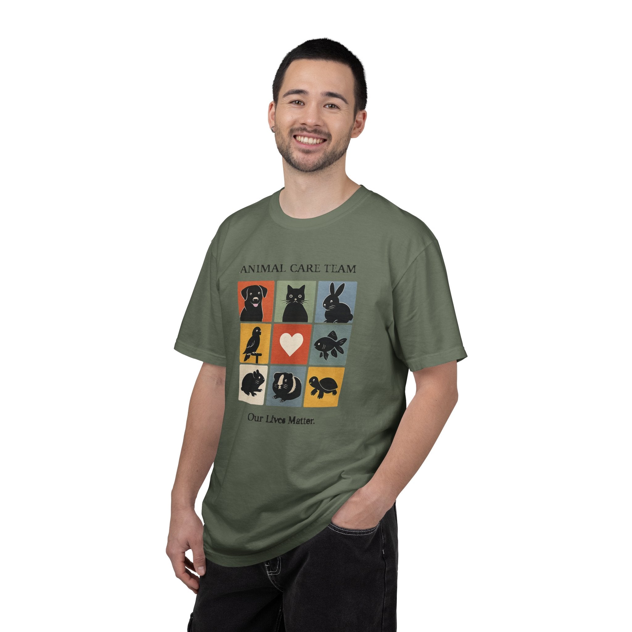 Animal Care Team T-Shirt — 'Our Lives Matter' Pet Rescue Tee
