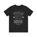 PSALM 27 Black Sporty Tee