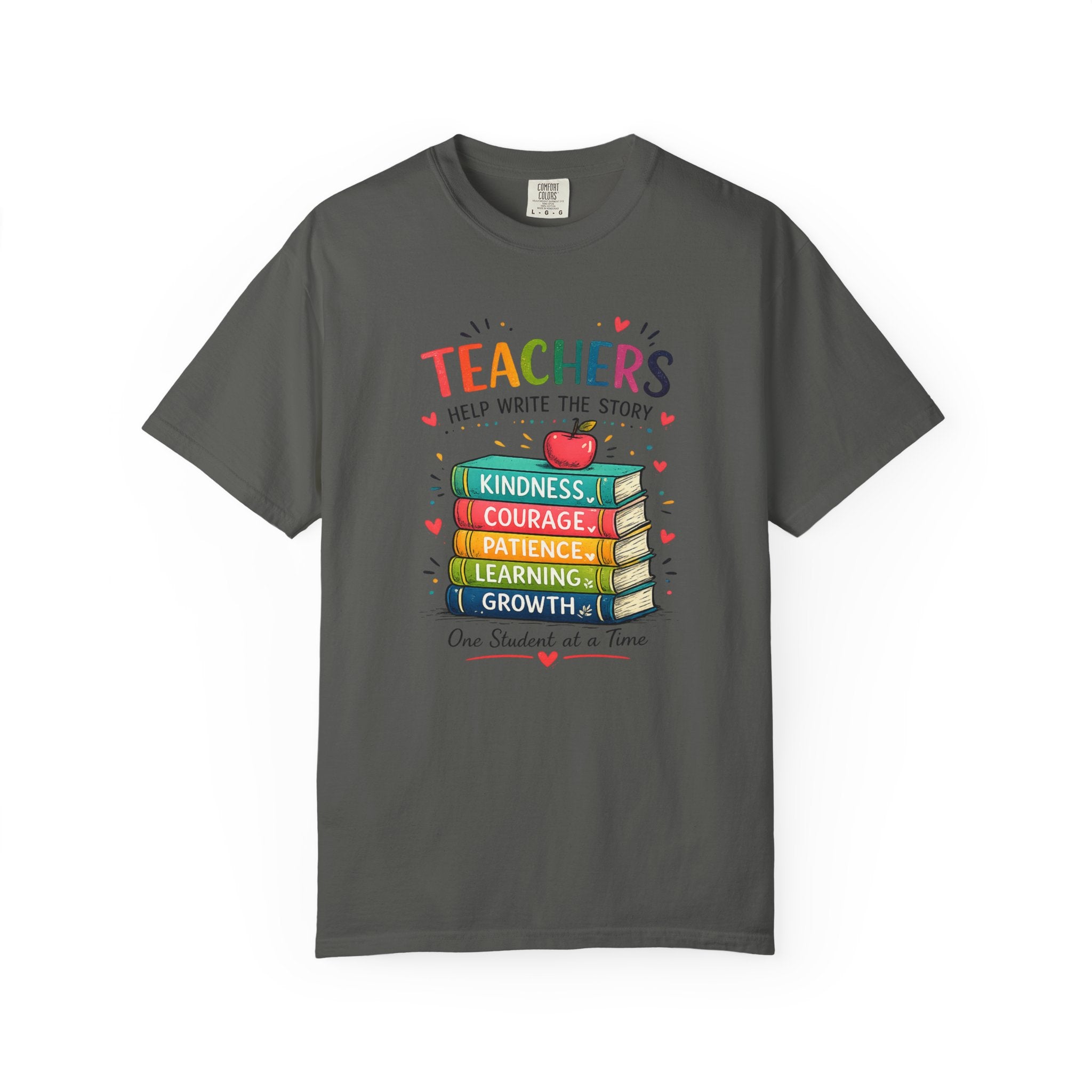 Teachers Help Write the Story Personalized Teacher T-Shirt™ | Custom Name Back | Premium Teacher Gift