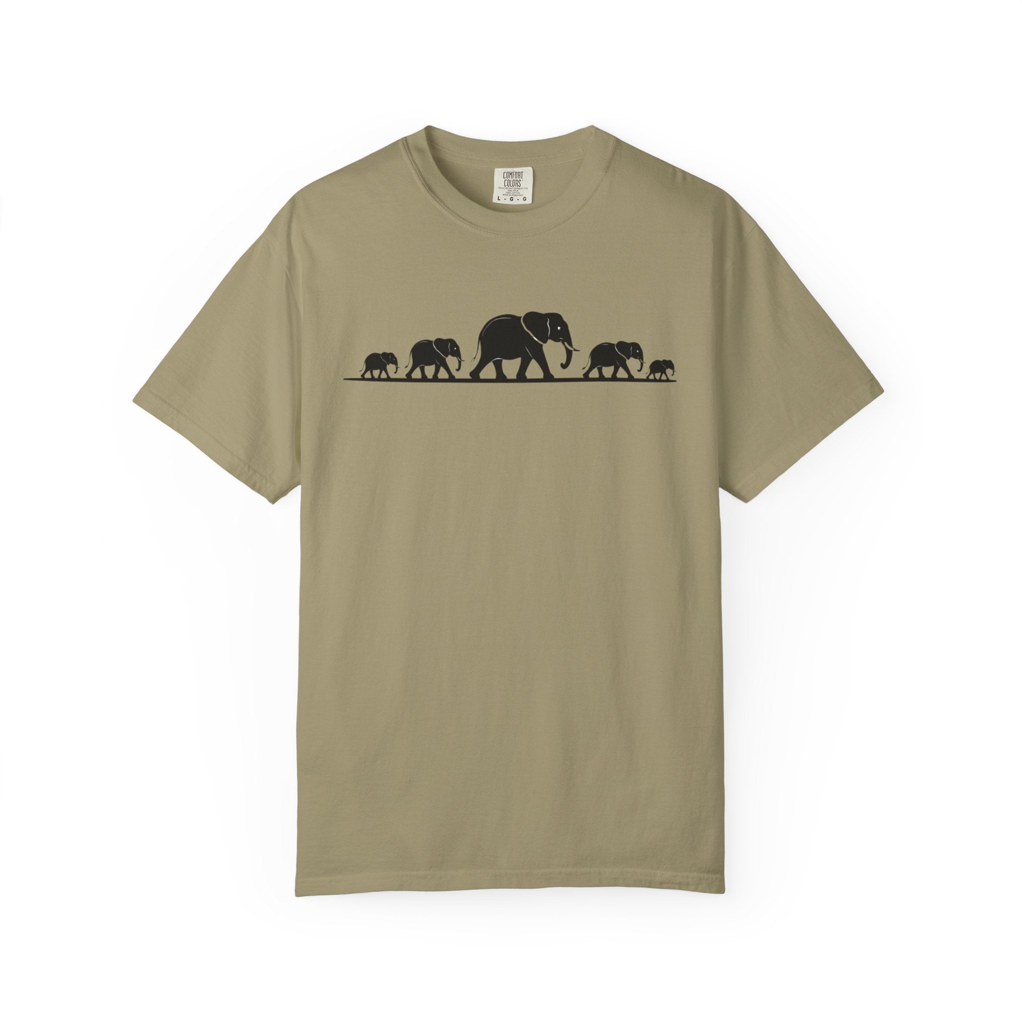 Walking Elephants silhouettes