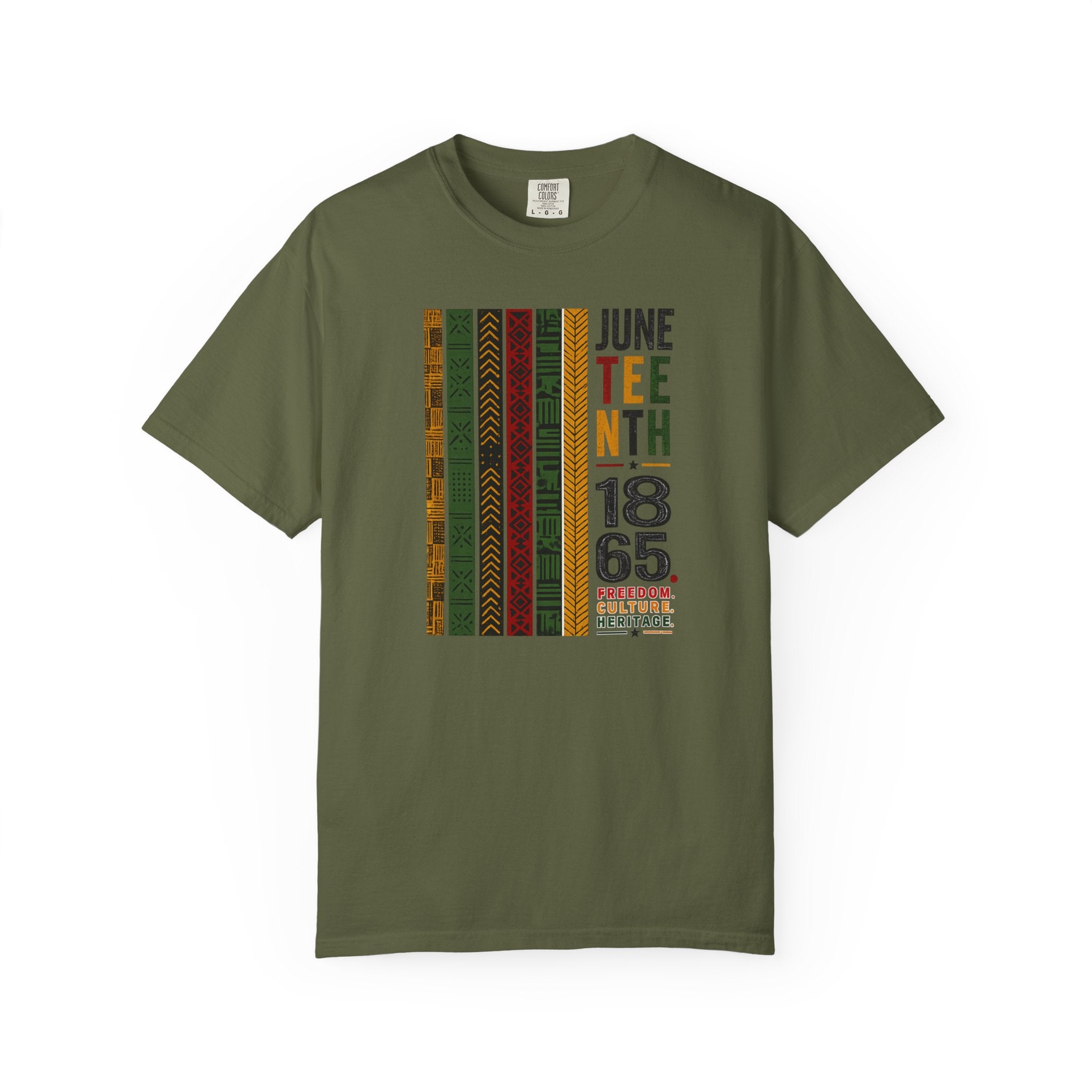 Juneteenth Heritage Stripes Tee