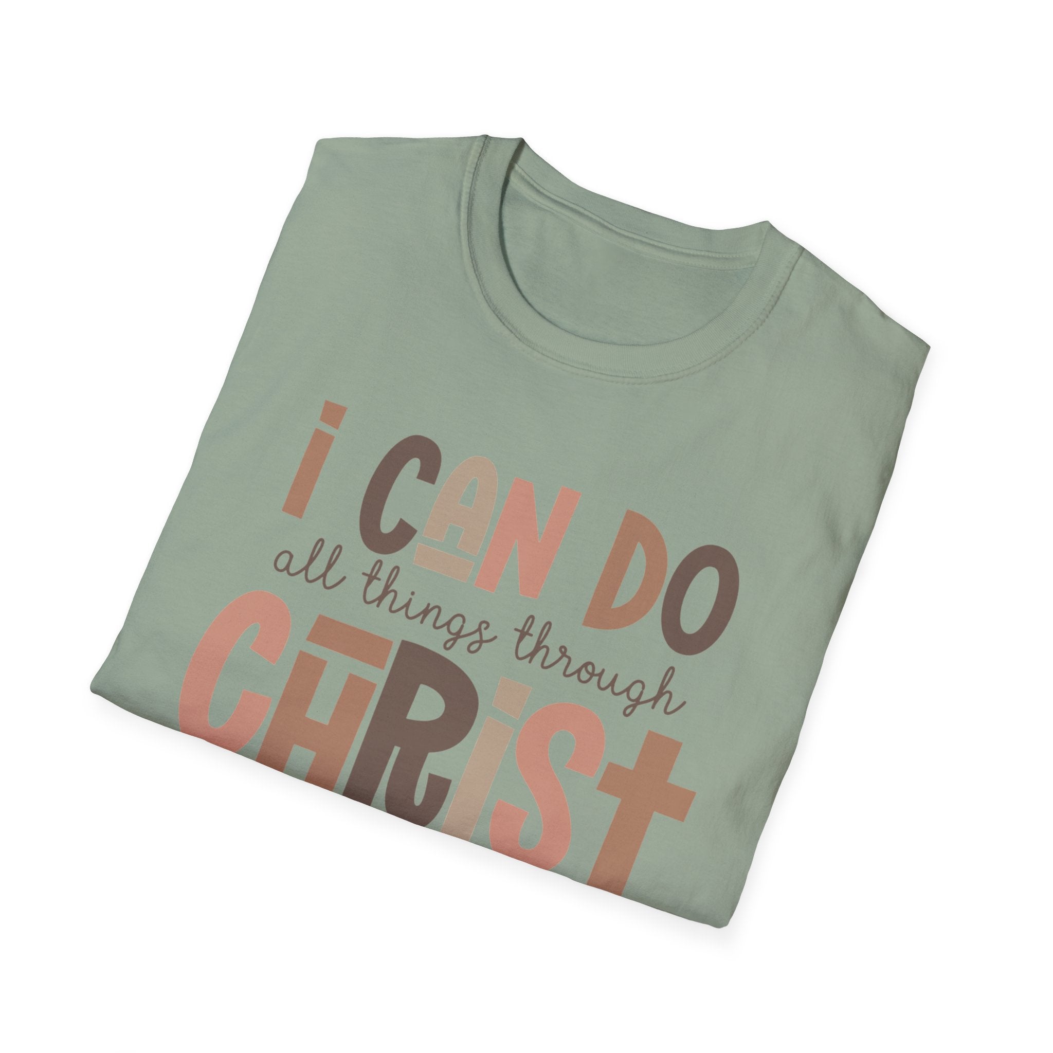 Faithful Unisex Tee with Inspirational Text - Earthtone Colors