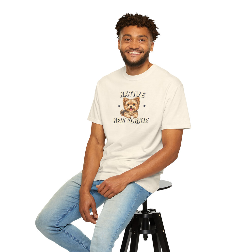 Native New Yorkie T-Shirt — Yorkie Mom/Dad NYC Dog Lover Tee