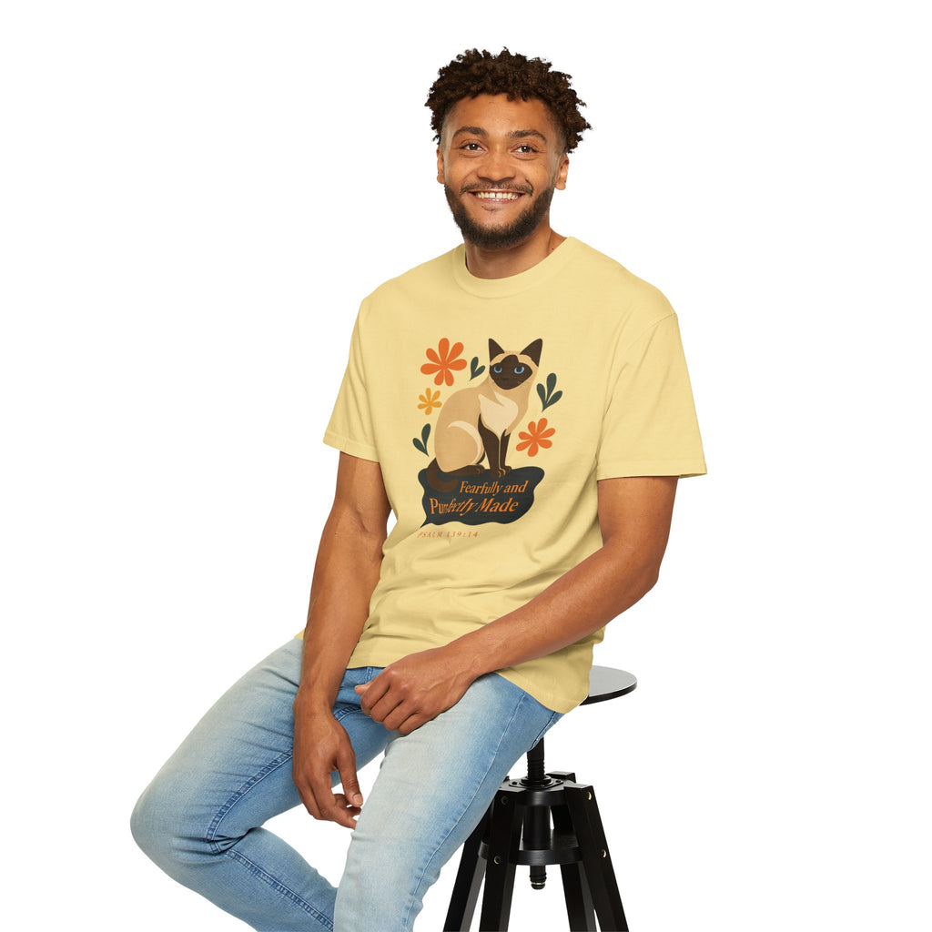 Fearfully and Purr-fectly Made™ Siamese Cat Tee