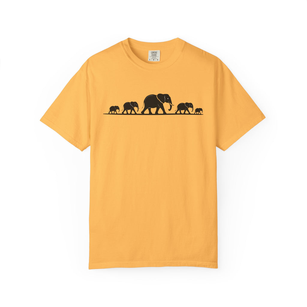 Walking Elephants silhouettes
