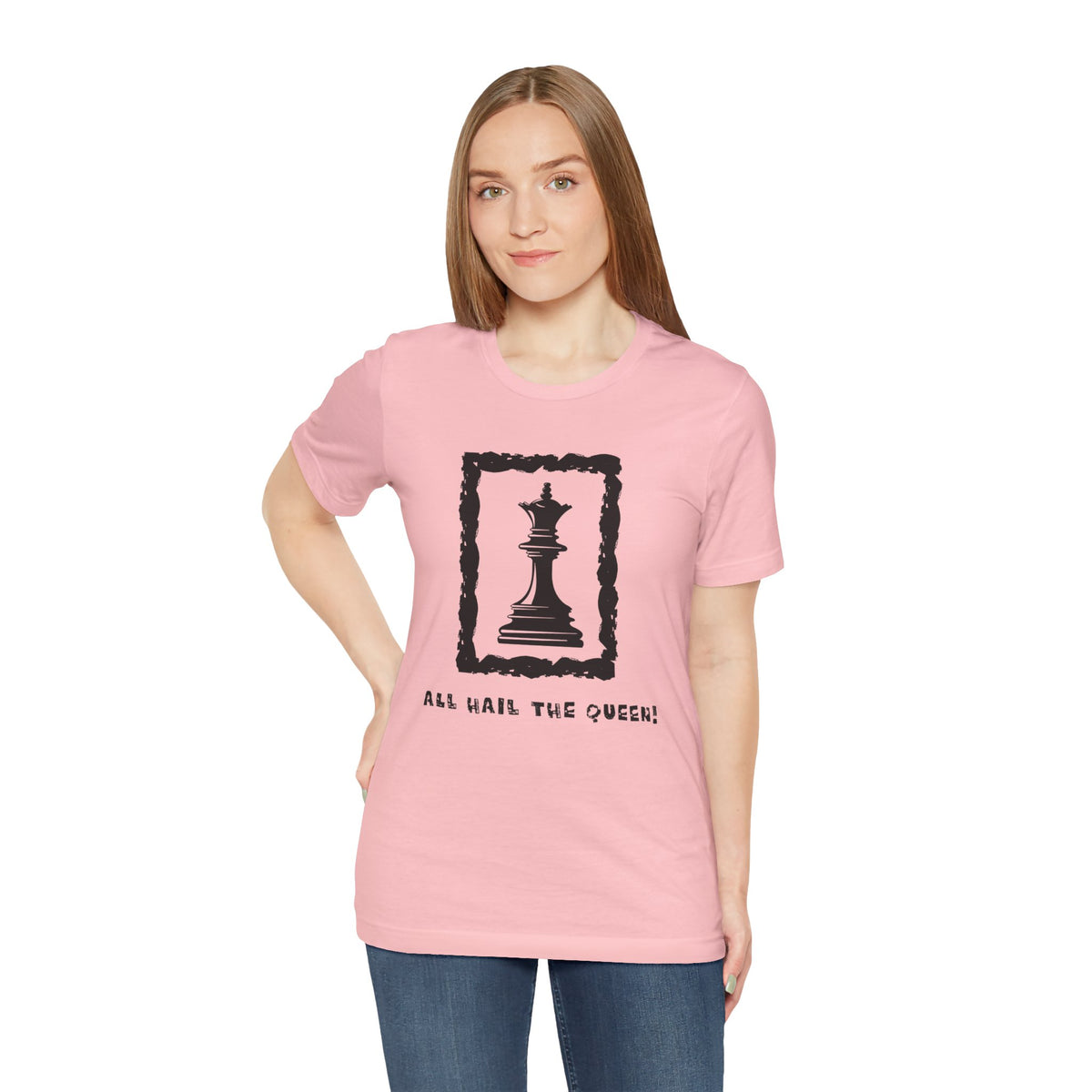 Chess Queen-Unisex Tee - All Hail the Queen is Here