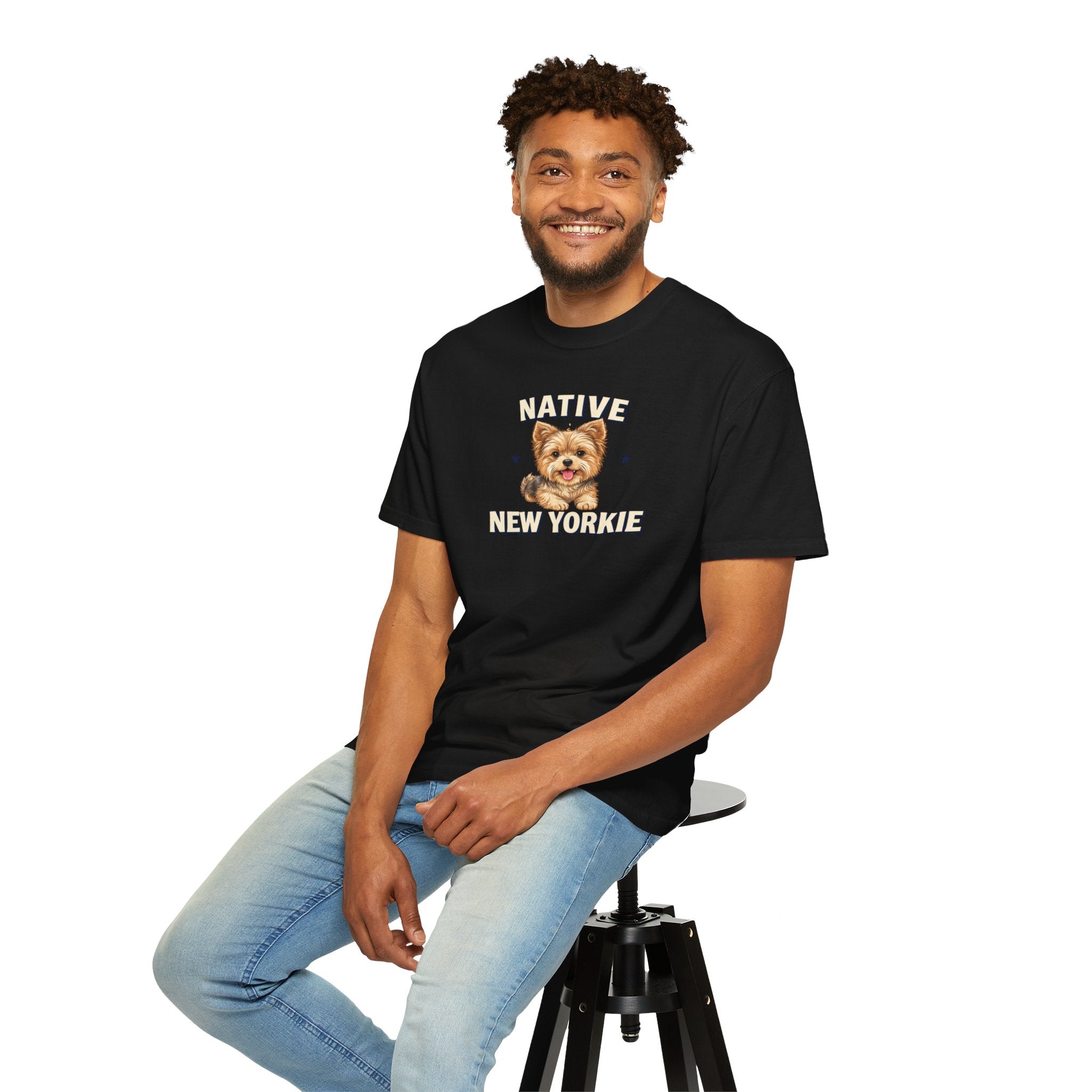 Native New Yorkie T-Shirt — Yorkie Mom/Dad NYC Dog Lover Tee