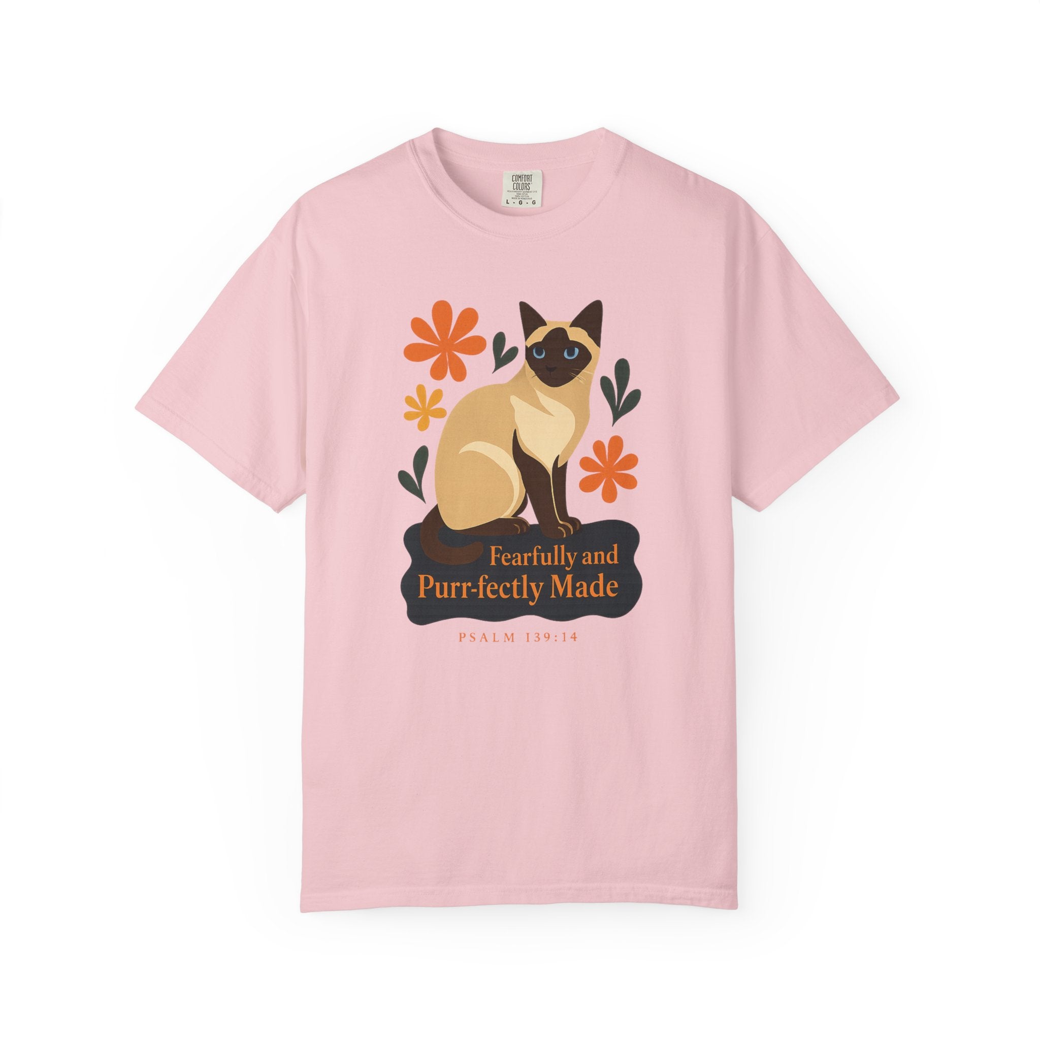 Fearfully and Purr-fectly Made™ Siamese Cat Tee