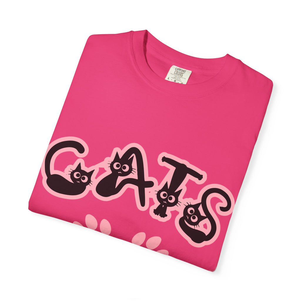 CATS Font Design Tee