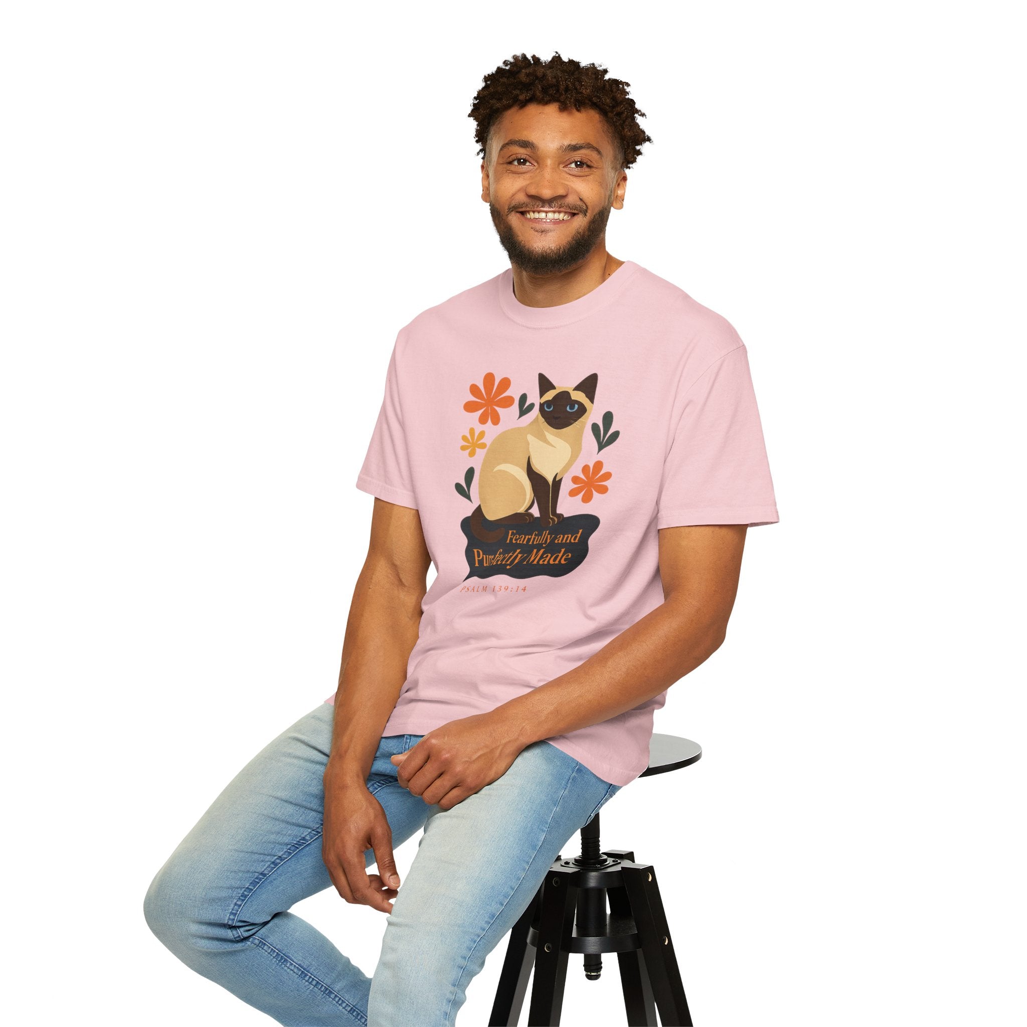 Fearfully and Purr-fectly Made™ Siamese Cat Tee