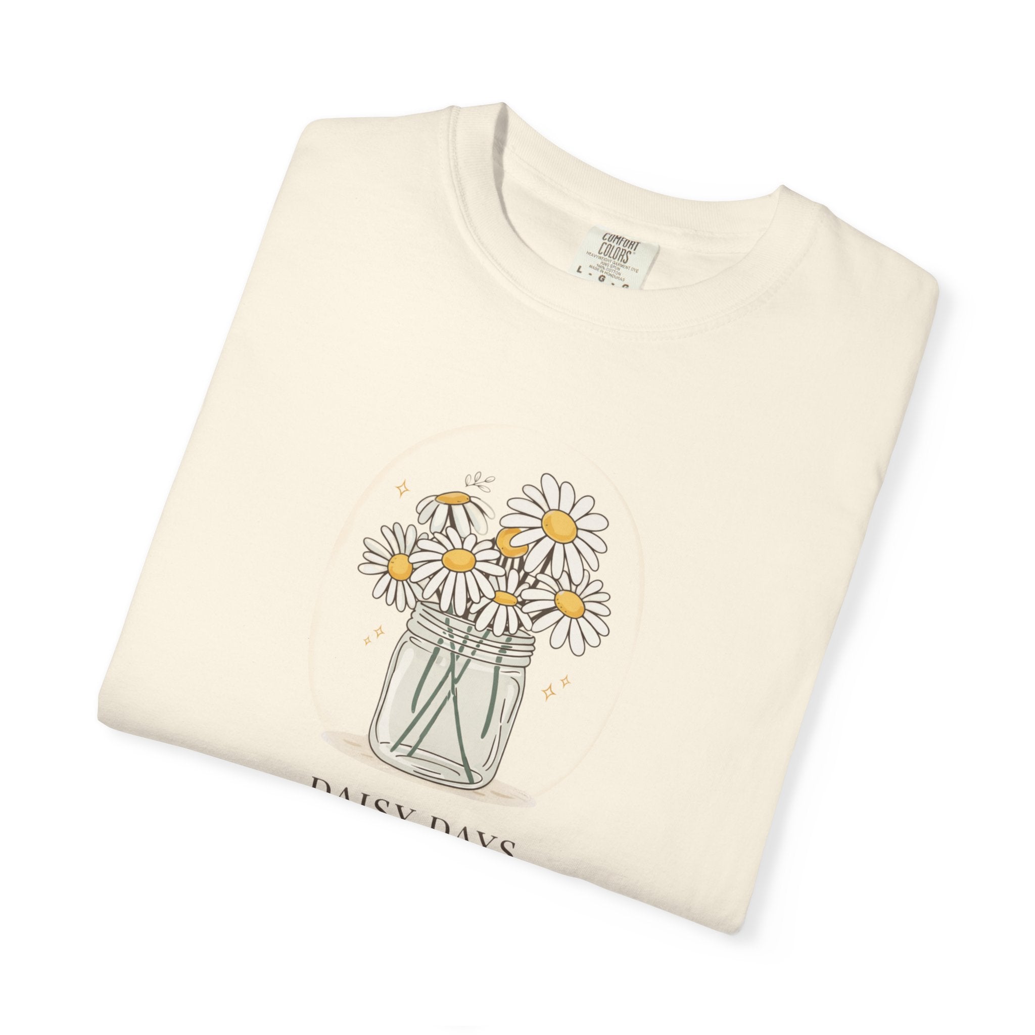 Daisy Days T-Shirt — Mason Jar Daisies Floral Graphic Tee