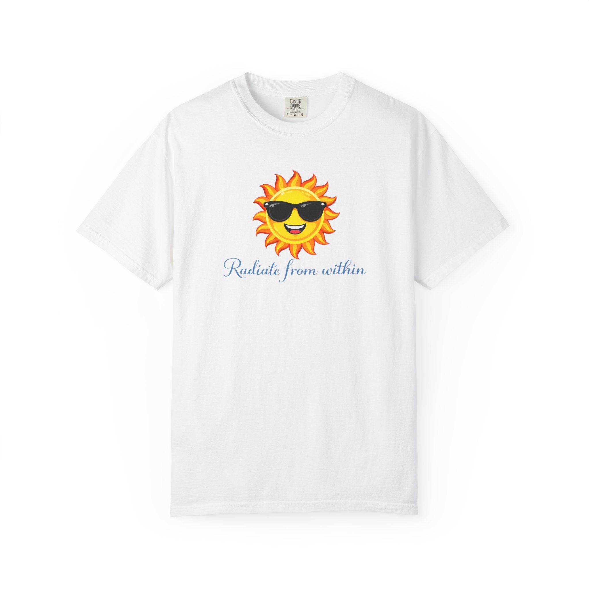 Radiate From Within T-Shirt — Smiling Sun Graphic Tee – The C Edit