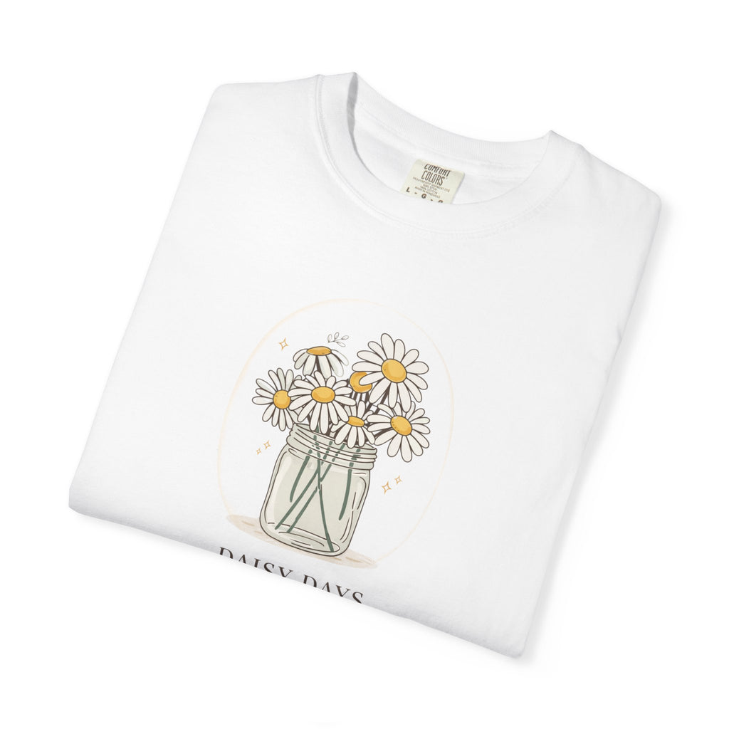 Daisy Days T-Shirt — Mason Jar Daisies Floral Graphic Tee
