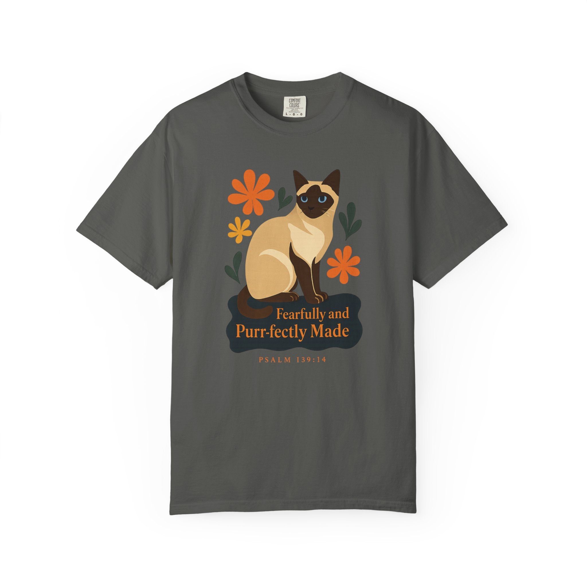 Fearfully and Purr-fectly Made™ Siamese Cat Tee