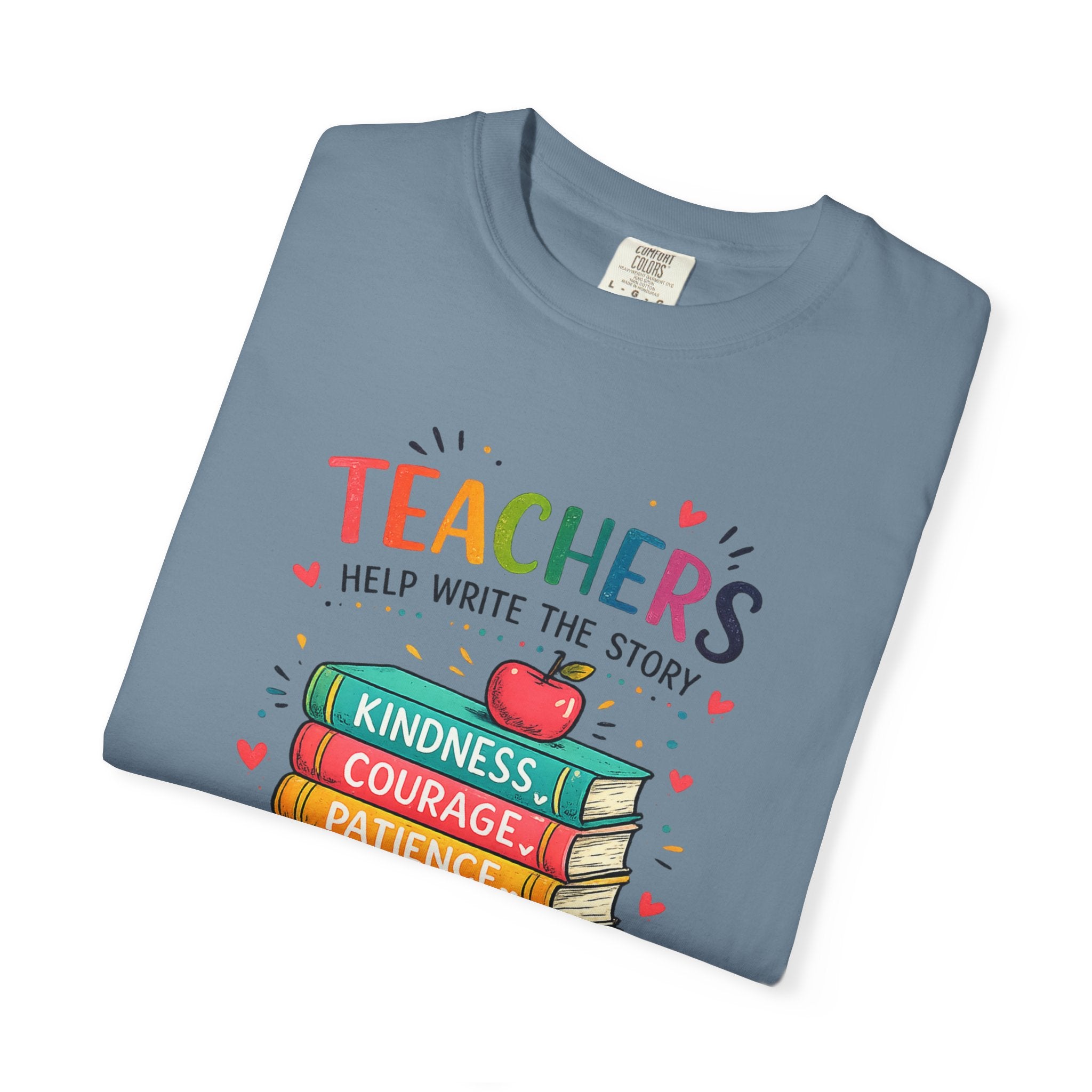 Teachers Help Write the Story Personalized Teacher T-Shirt™ | Custom Name Back | Premium Teacher Gift