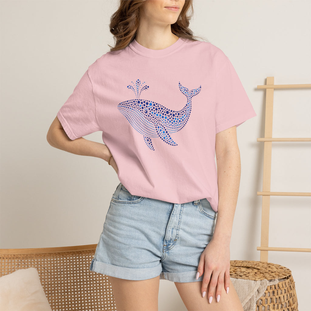 Blue Horizon Whale™ | Coastal Summer Graphic Tee