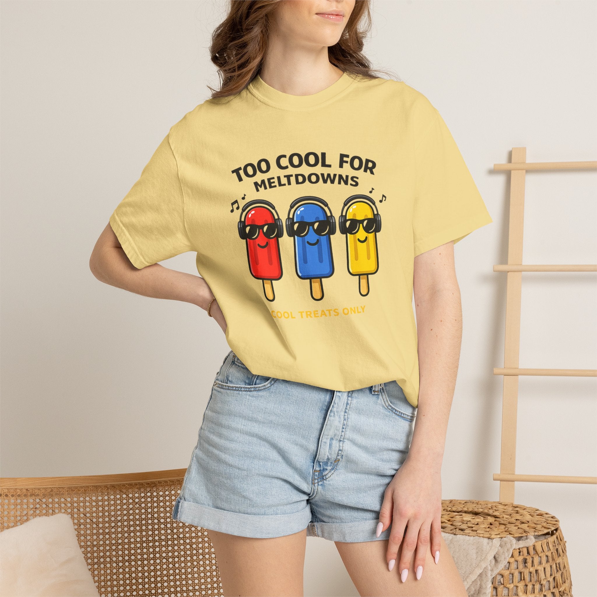 3 Popsicles:Too Cool For Meltdowns GraphicT-Shirt