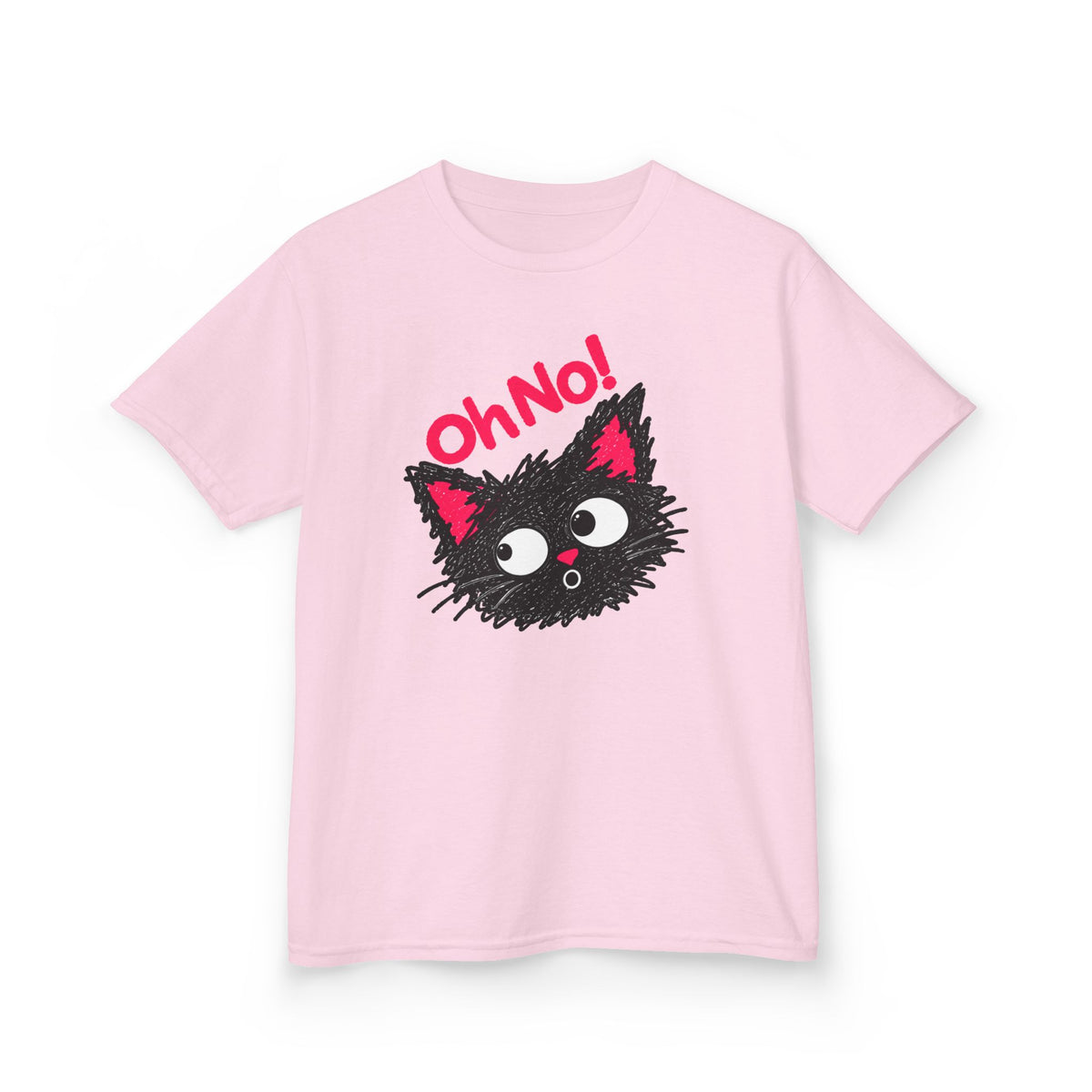 Oh No Cat™ Chauncey Graphic T-Shirt – Funny Black Cat Unisex Tee