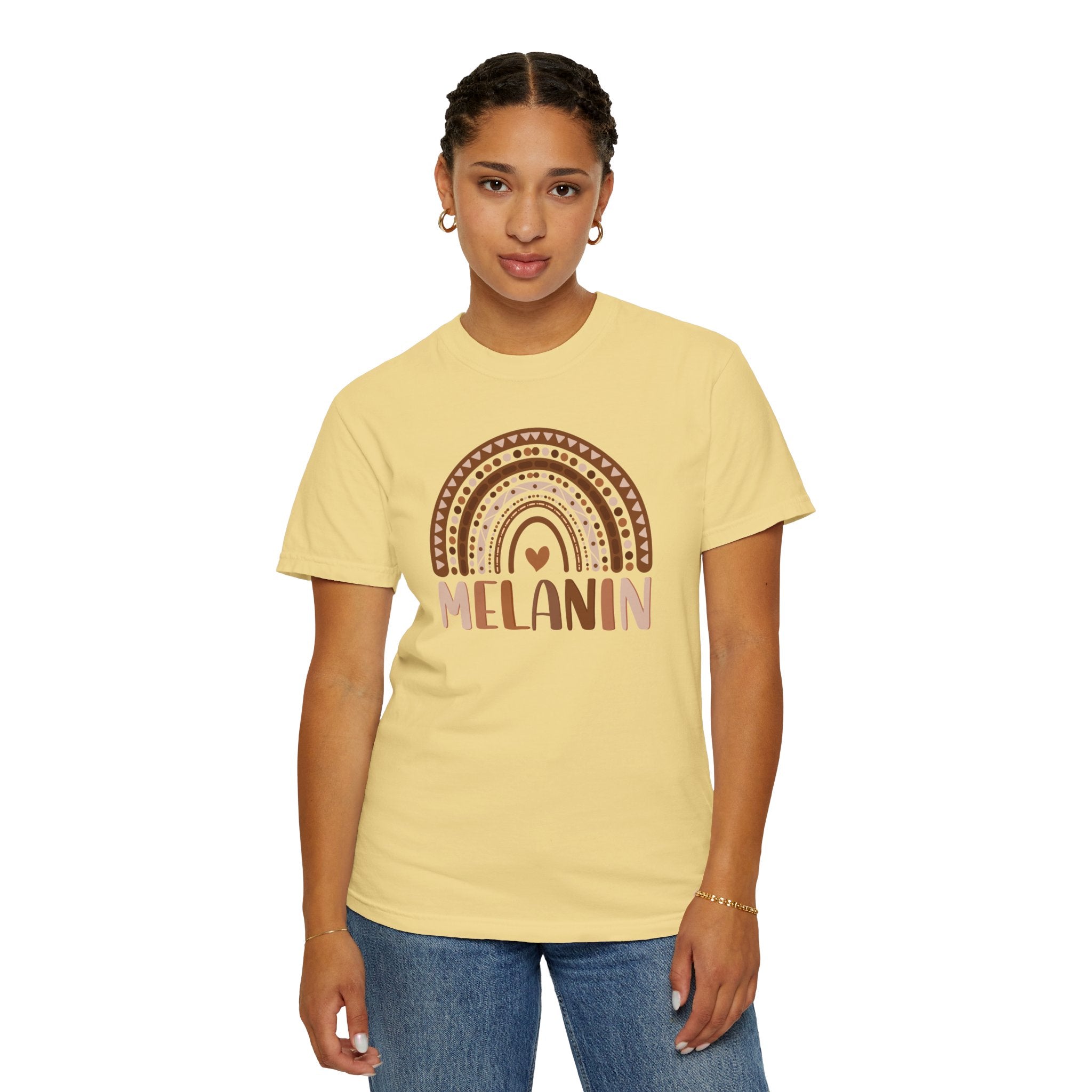 Melanin Glow Rainbow Tee