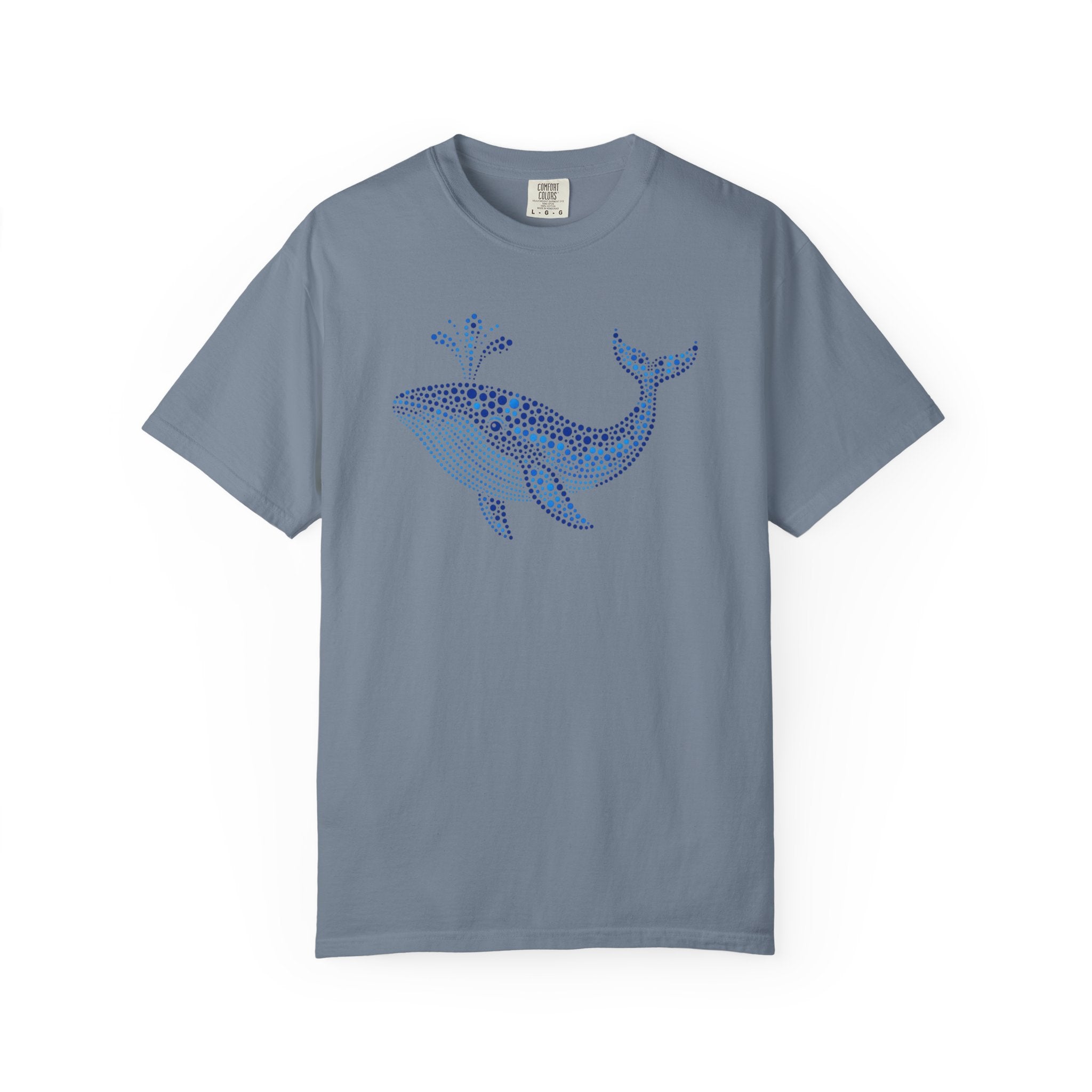 Blue Horizon Whale™ | Coastal Summer Graphic Tee