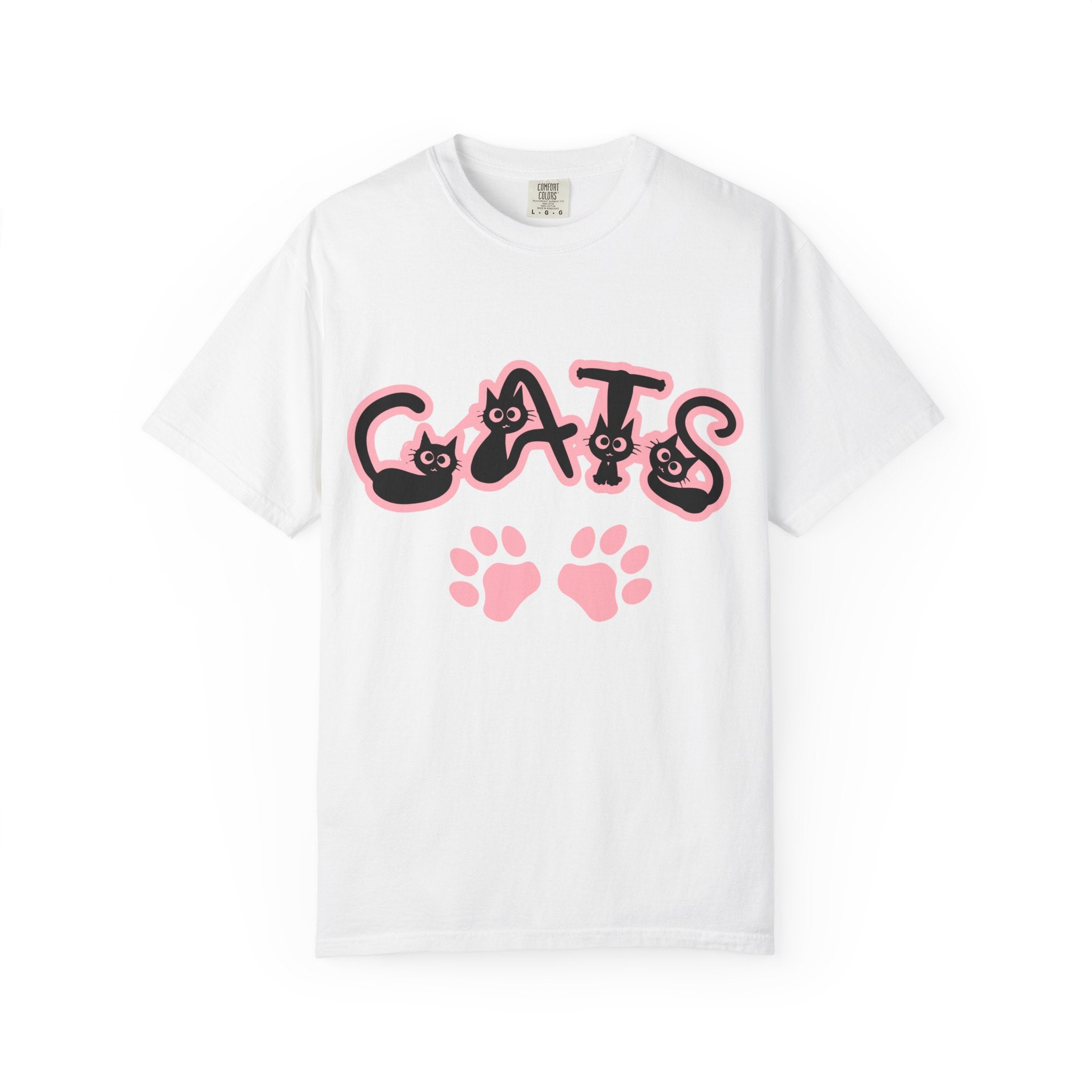CATS Font Design Tee