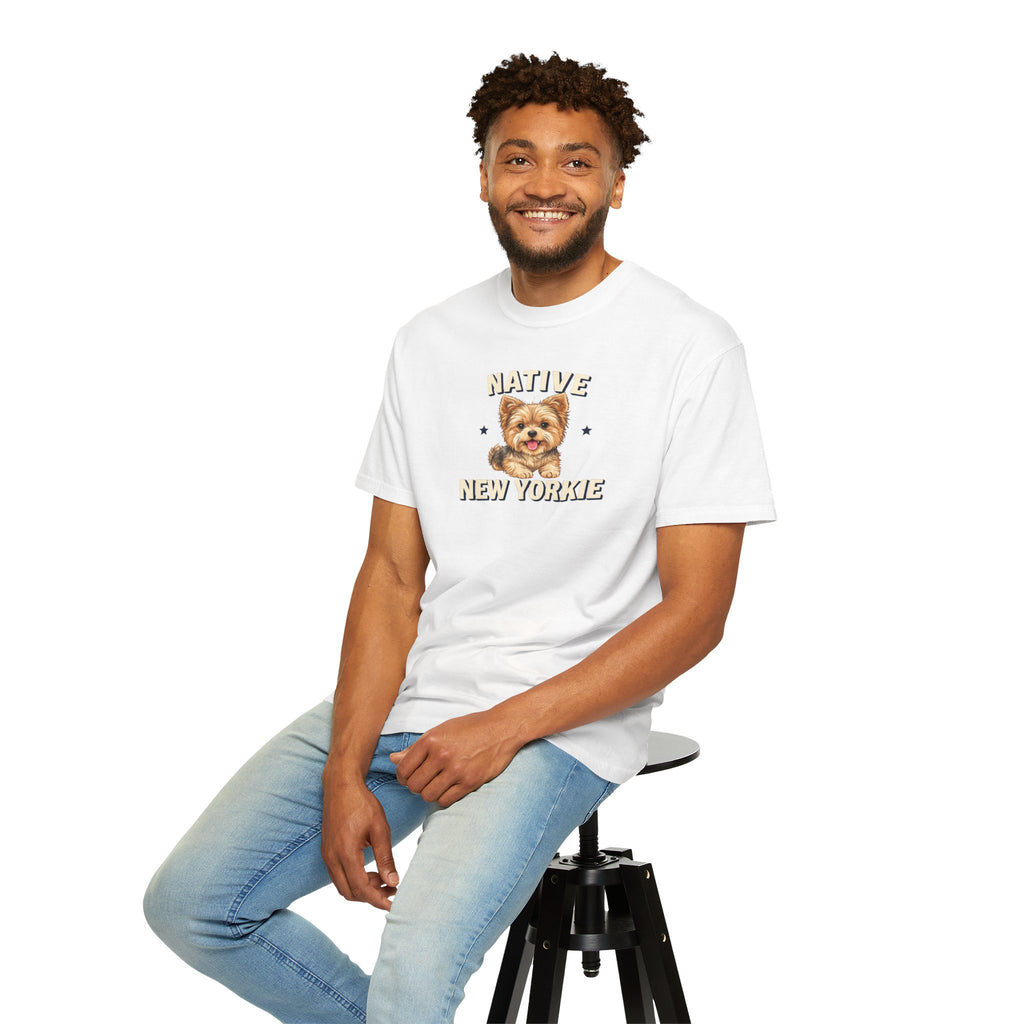 Native New Yorkie T-Shirt — Yorkie Mom/Dad NYC Dog Lover Tee