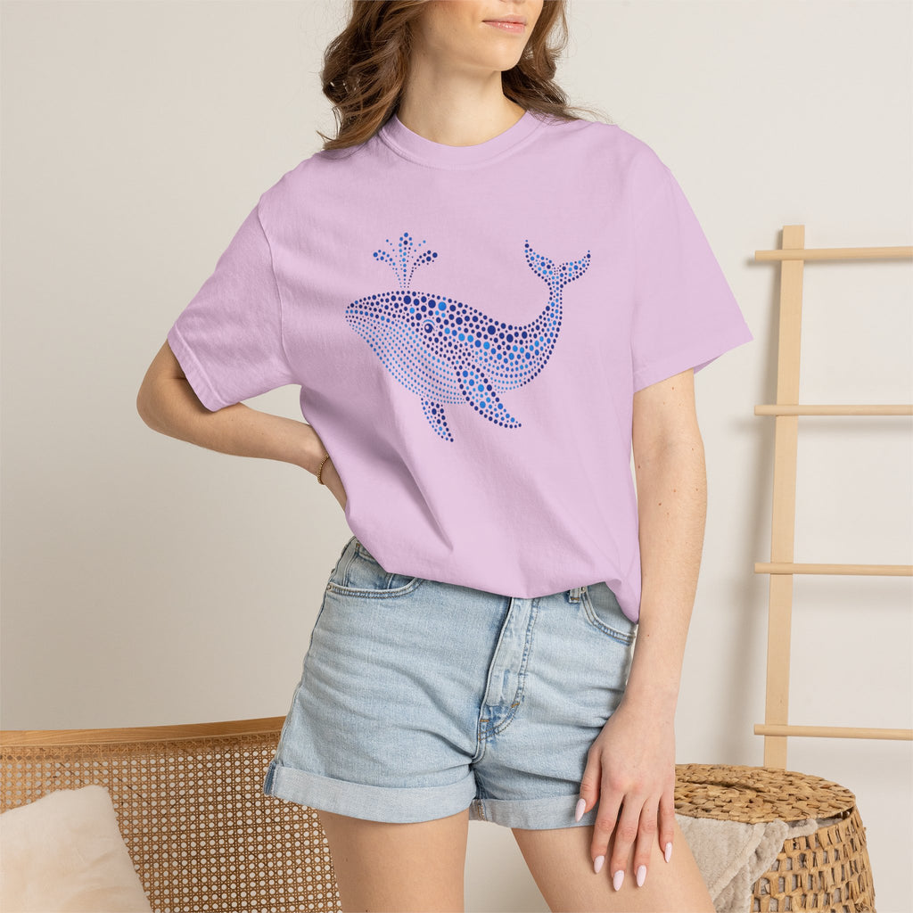 Blue Horizon Whale™ | Coastal Summer Graphic Tee