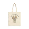 “Show Yourself More Love” Daisy Mason Jar Tote