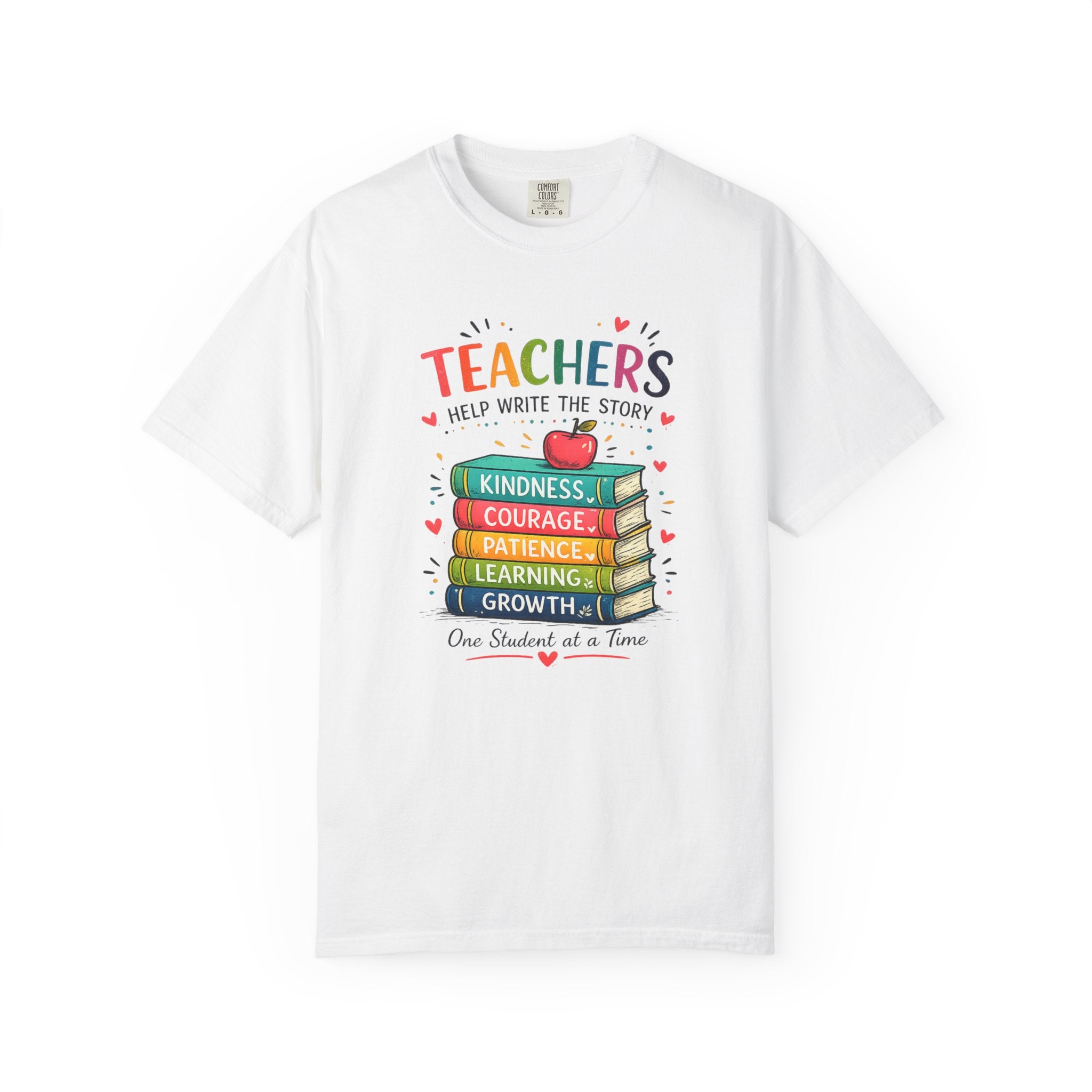 Teachers Help Write the Story Personalized Teacher T-Shirt™ | Custom Name Back | Premium Teacher Gift