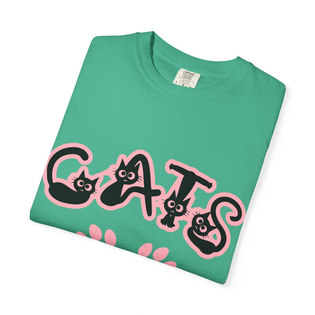 CATS Font Design Tee