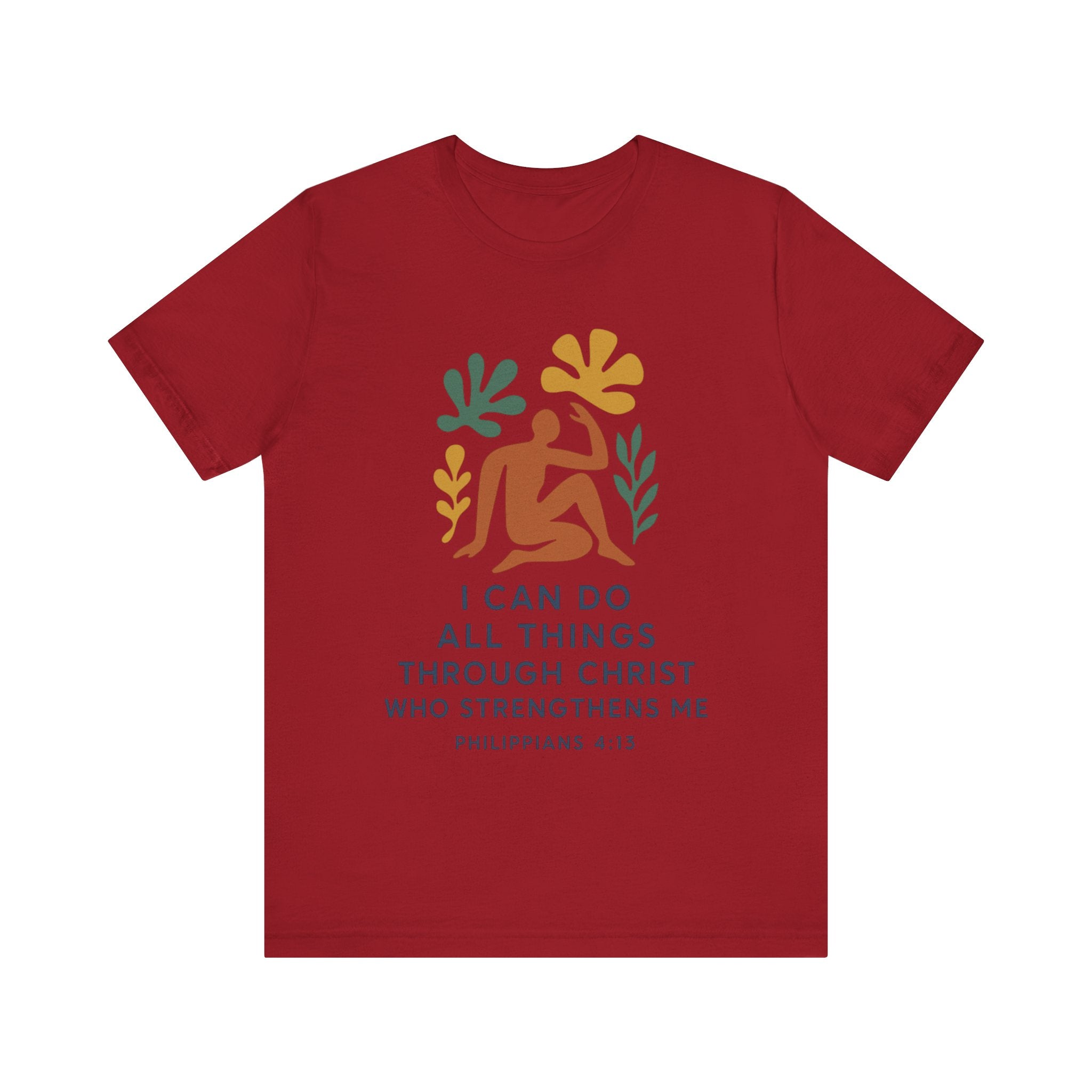 I Can Do All Things Through Christ Who Strengthens Me Matisse style Tee