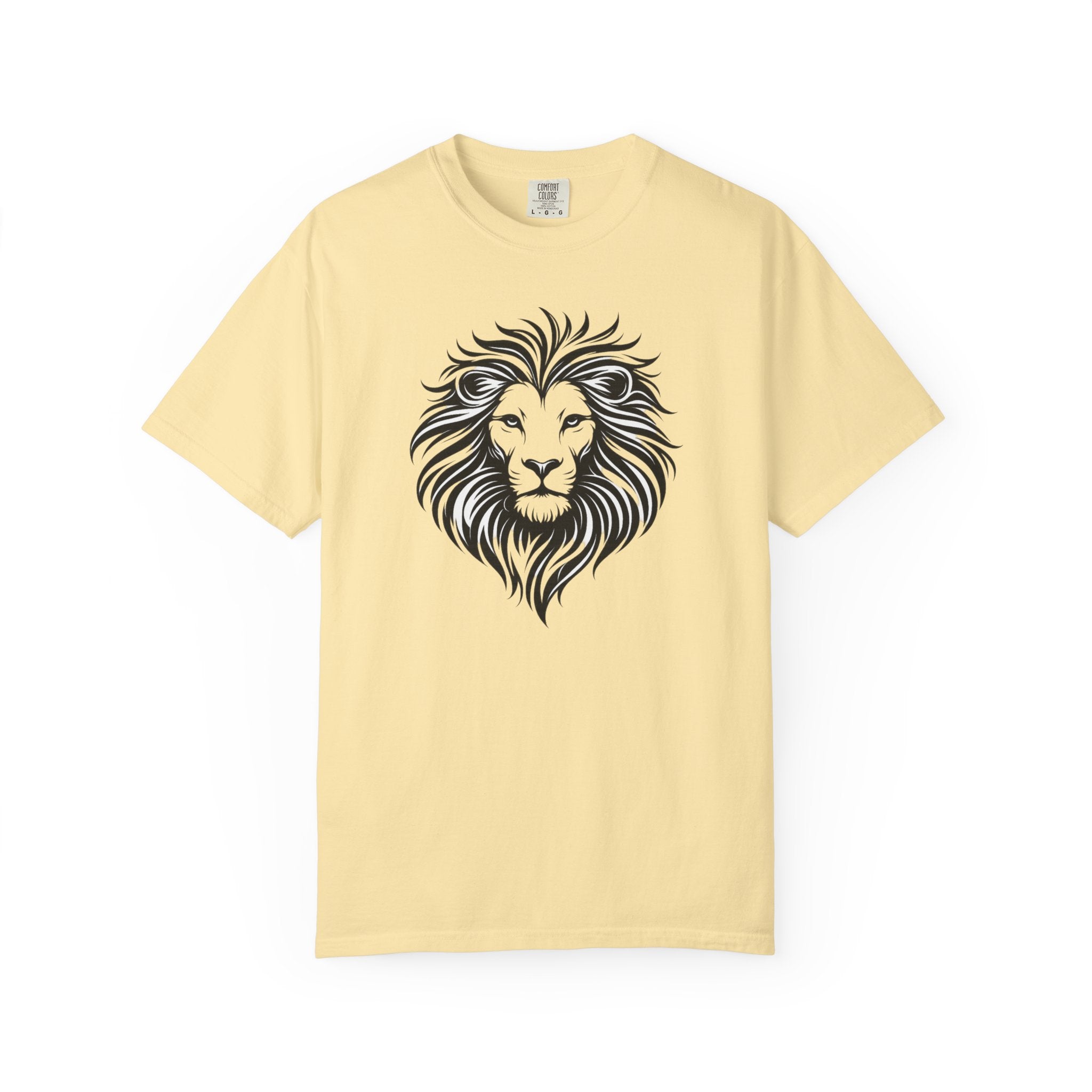 Lion Head Graphic T-Shirt — Bold Tribal Mane Tee for Men & Women